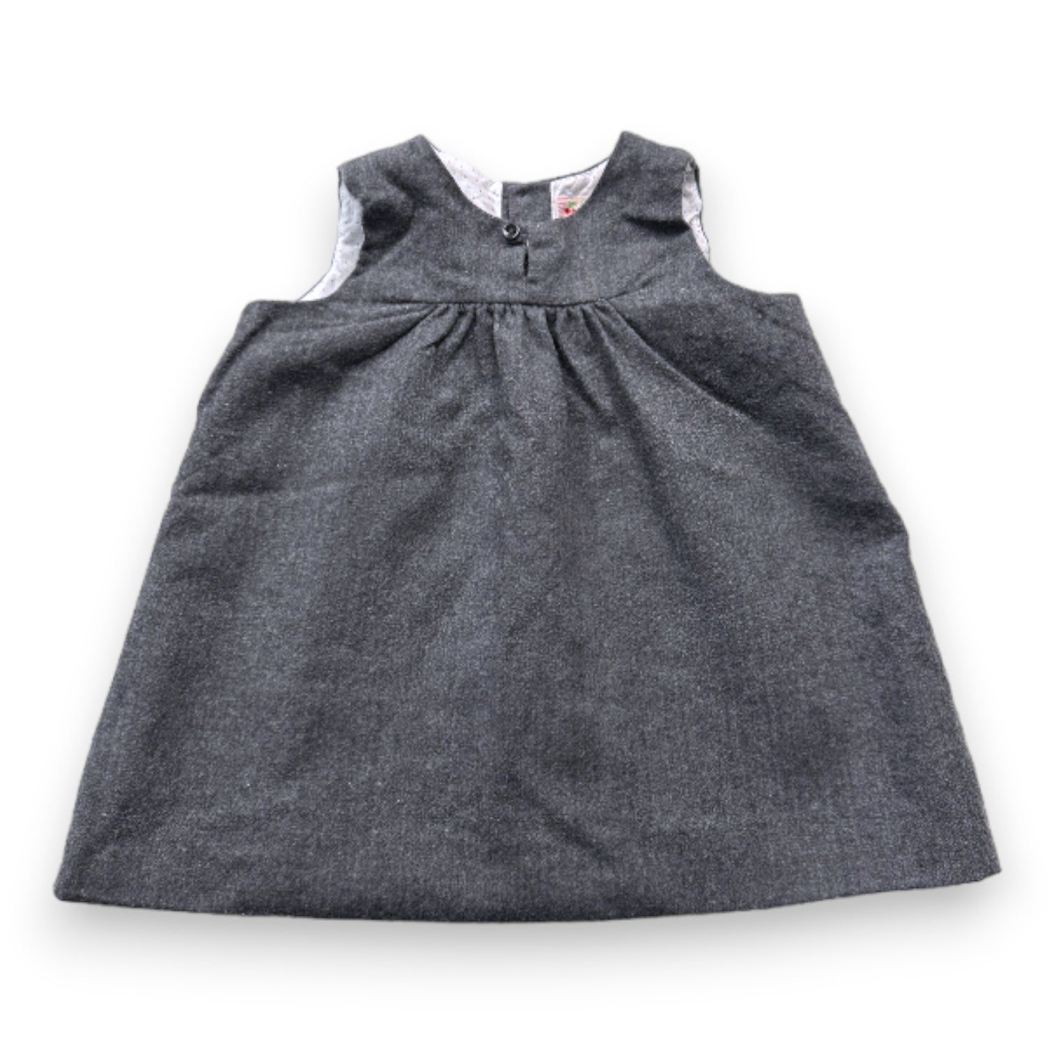 BONPOINT - Robe en laine grise - 12 mois