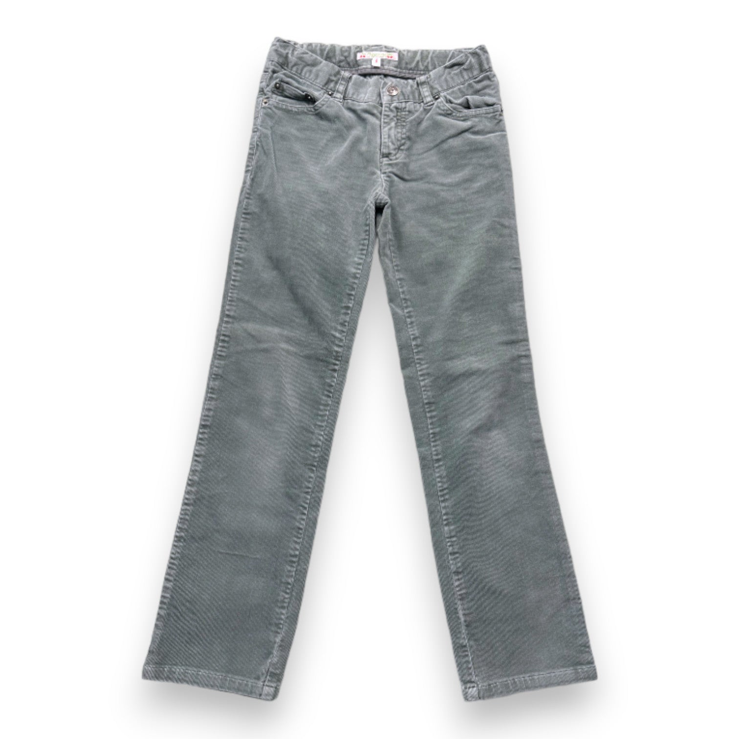BONPOINT - Pantalon vert effet velours - 8 ans