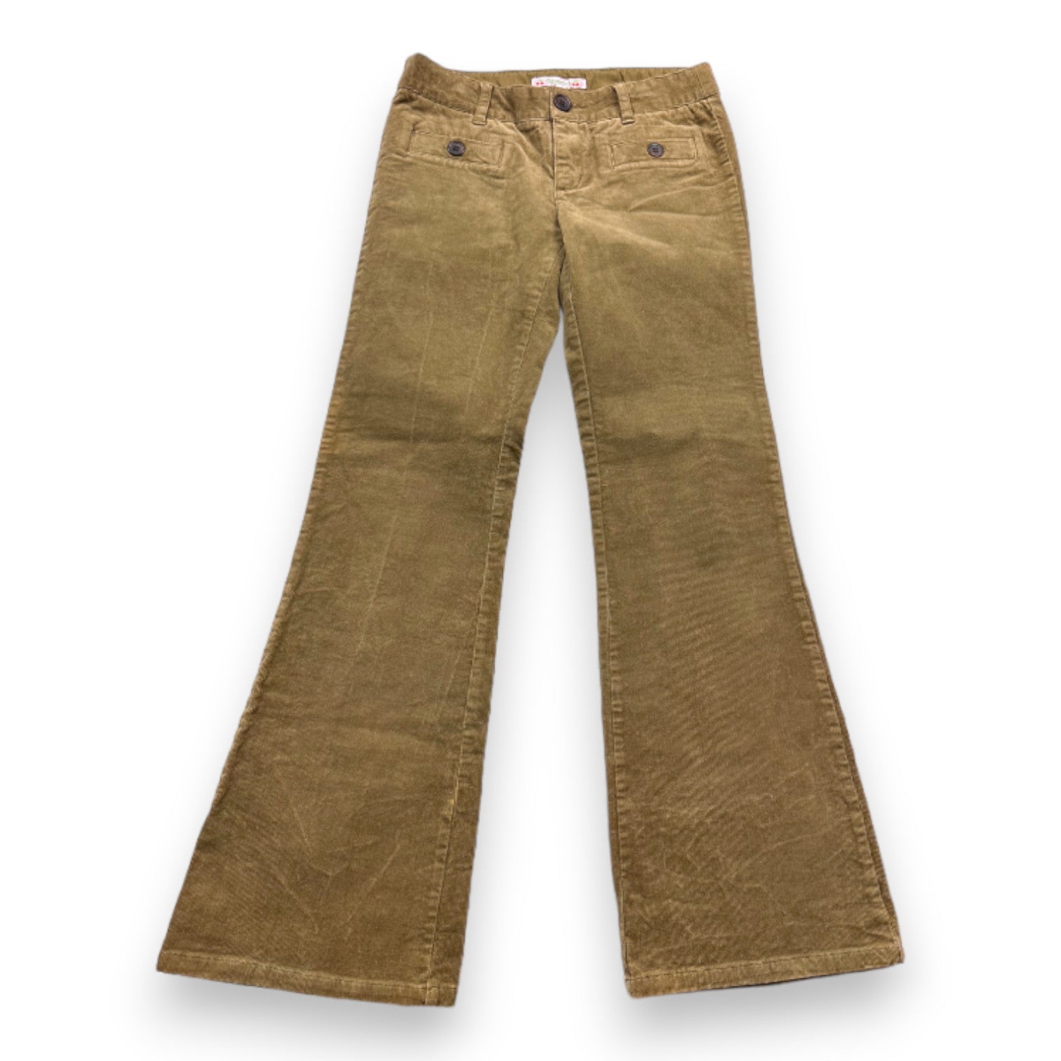BONPOINT - Pantalon vert effet velours - 10 ans