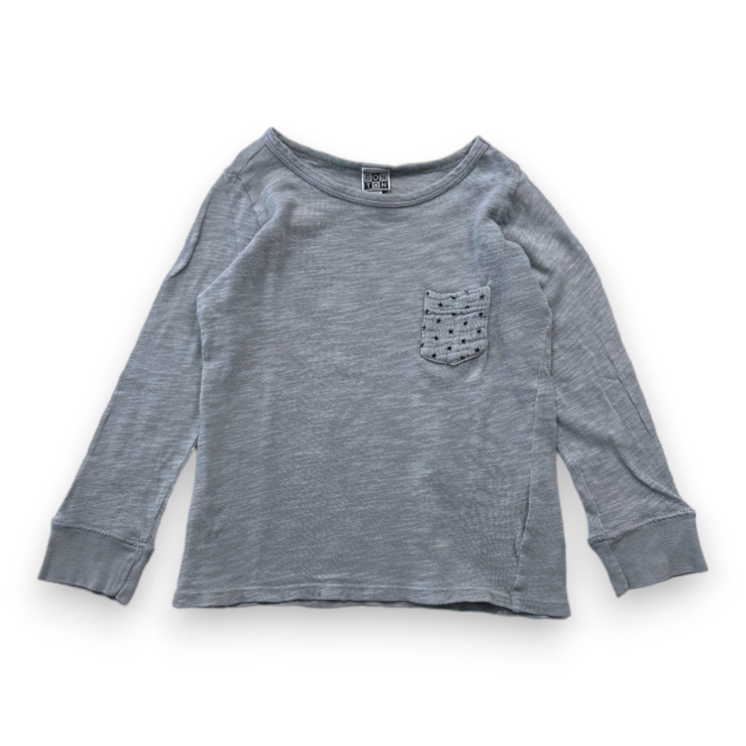 BONTON - T-shirt à manches longues bleu - 4 ans