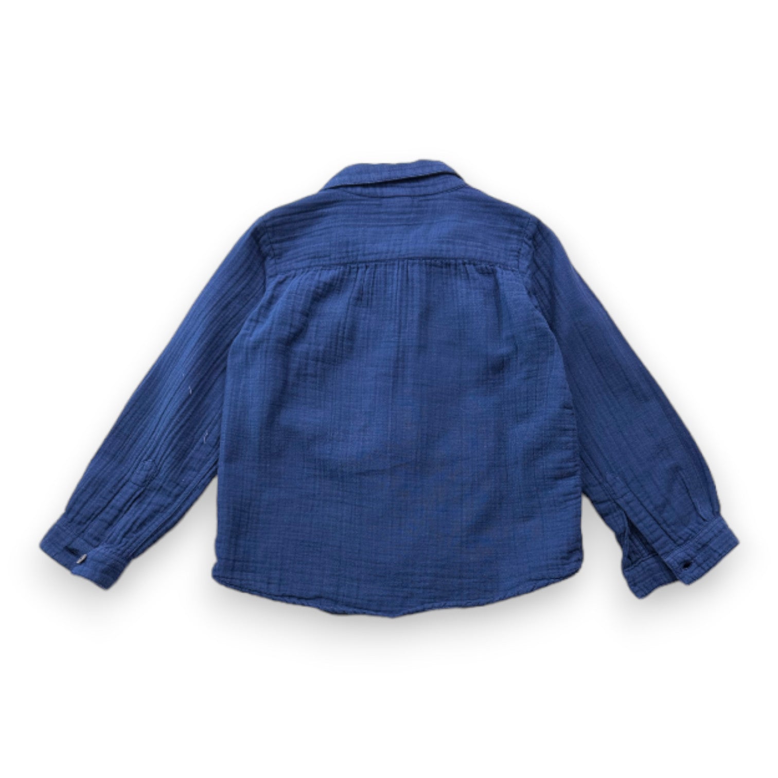 BONTON - Chemise bleue à manches longues - 4 ans