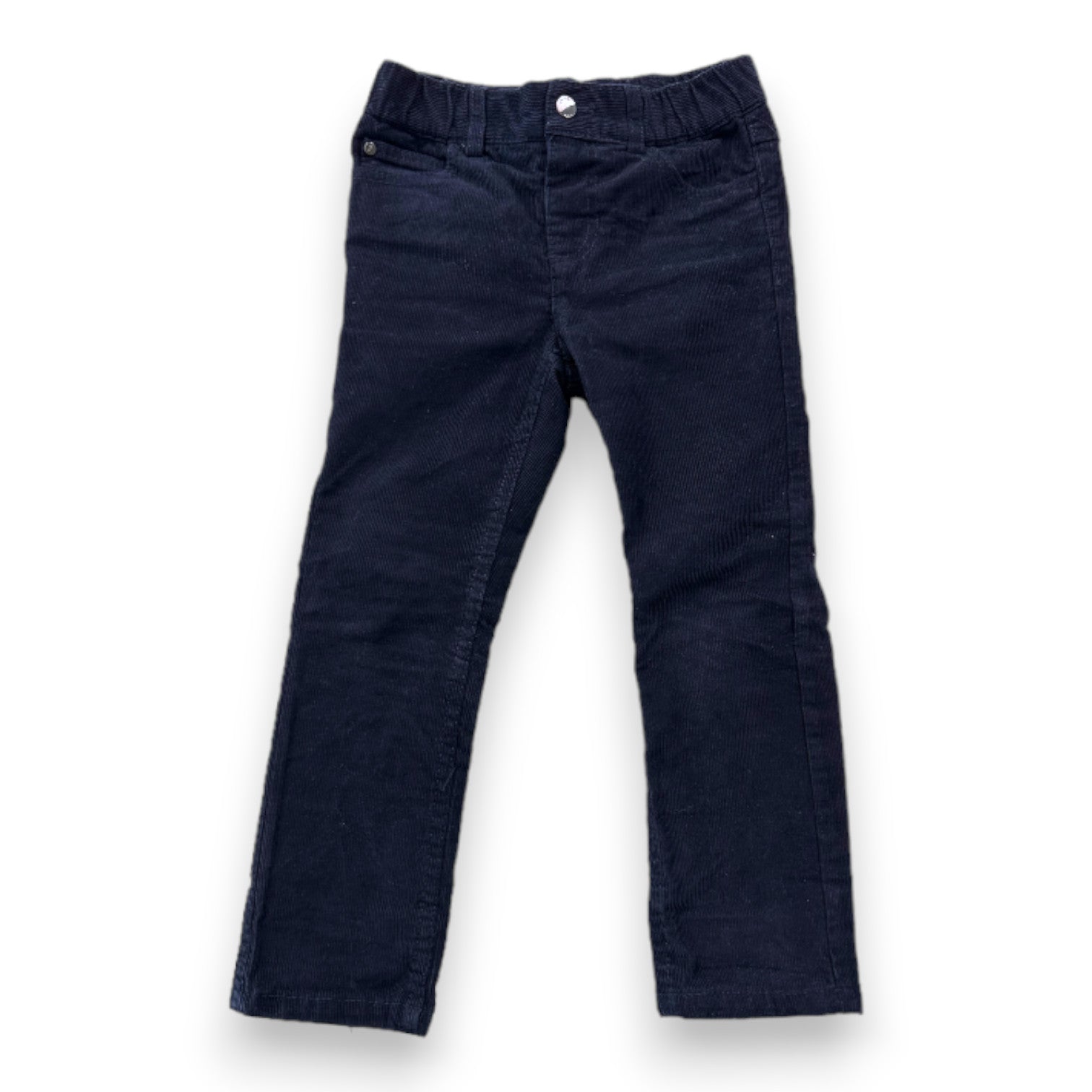 JACADI - pantalon bleu effet velours - 4 ans