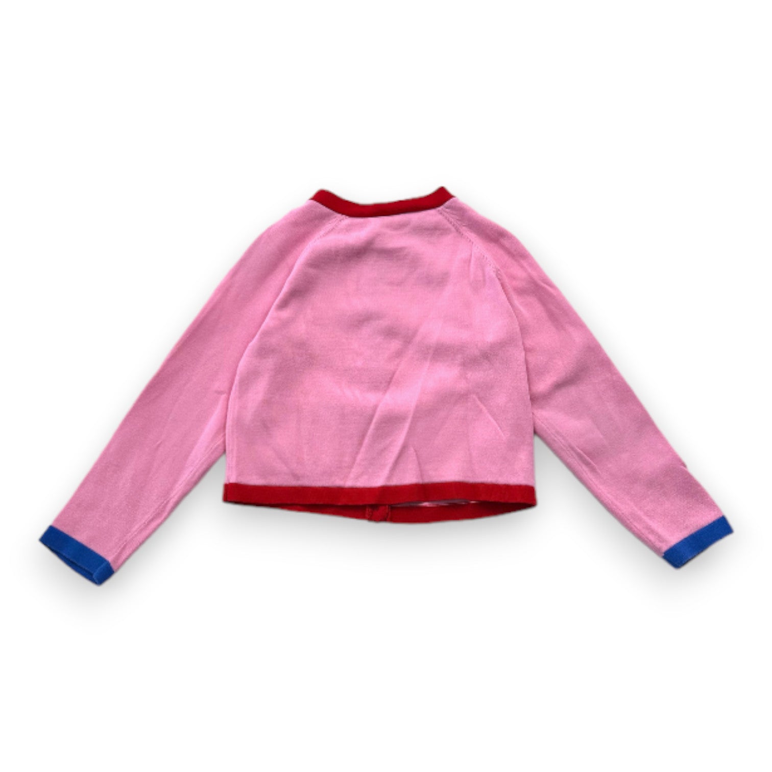 JACADI - Pink and red cardigan - 6 years