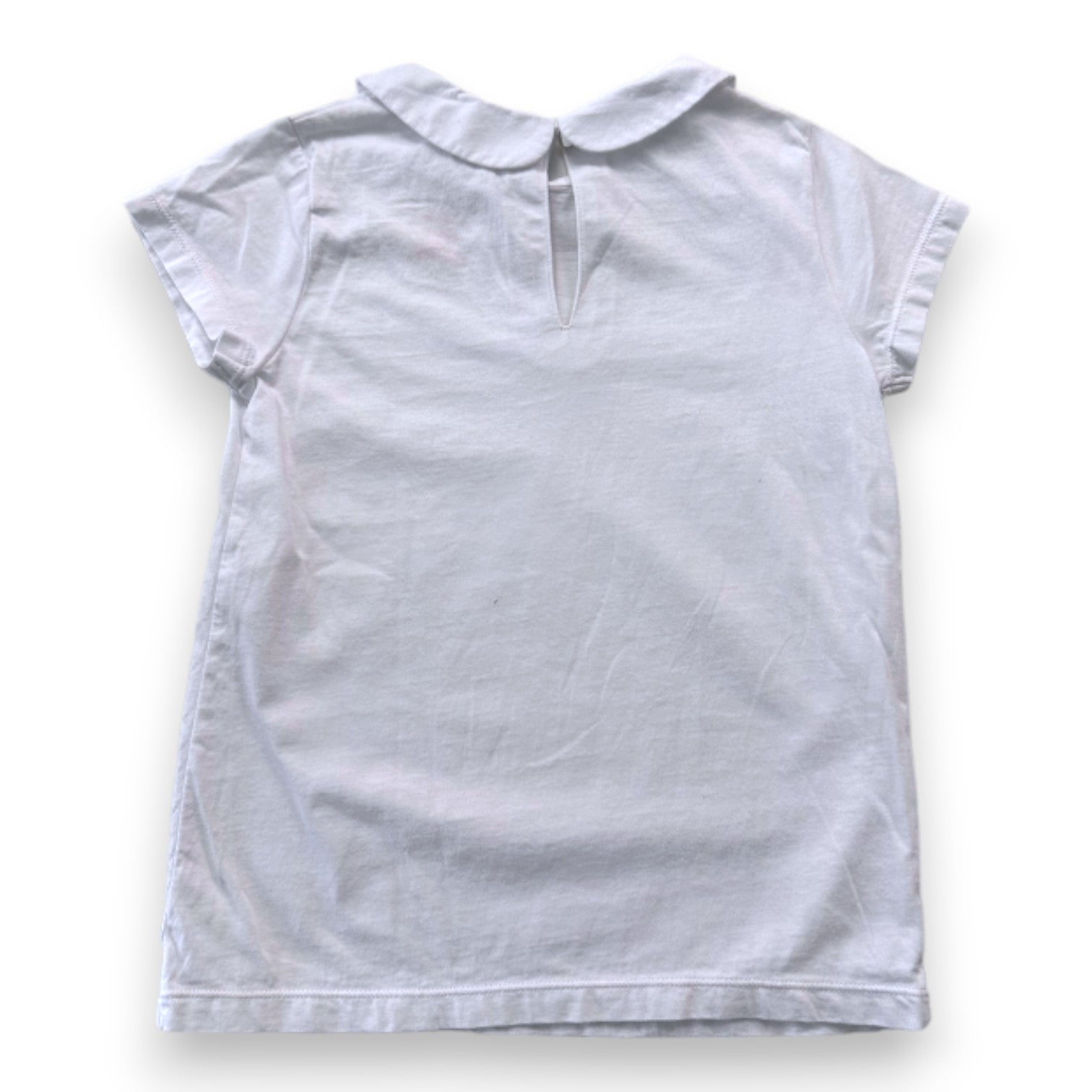 JACADI - T-shirt blanc à manches courtes - 6 ans