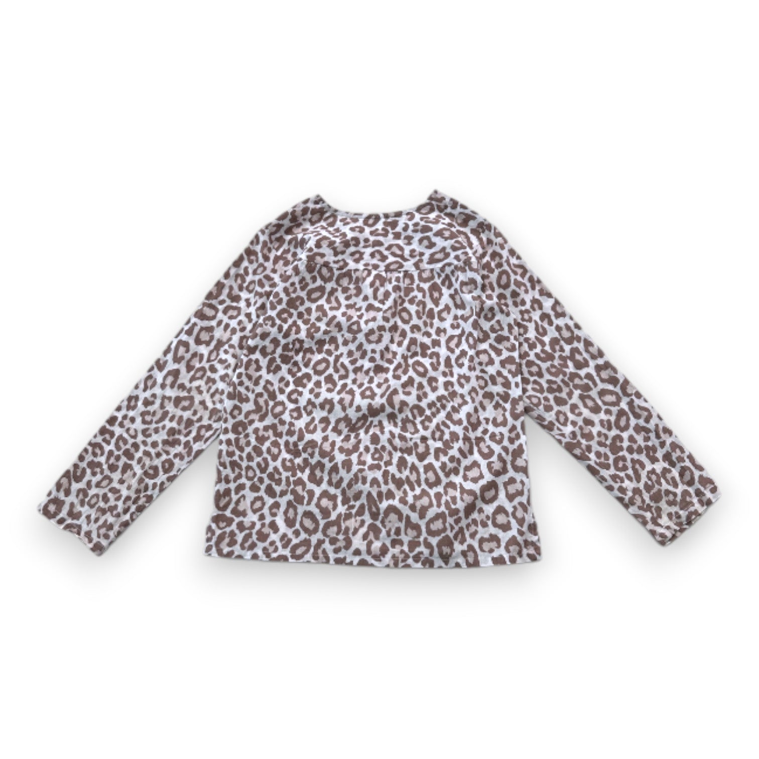 BONTON - Blouse blanche imprimée léopard - 6 ans