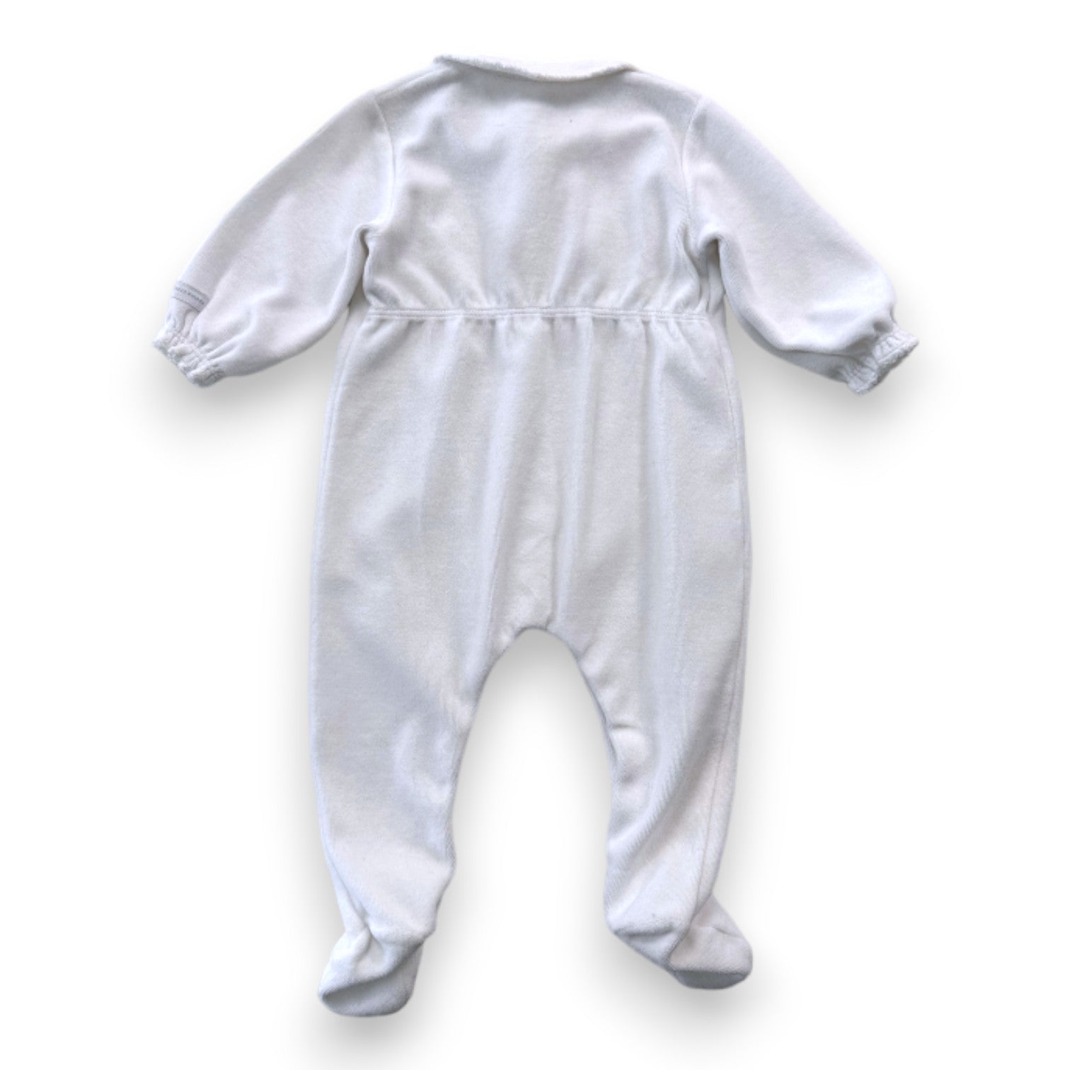 PETIT BATEAU - Pyjama blanc - 6 mois