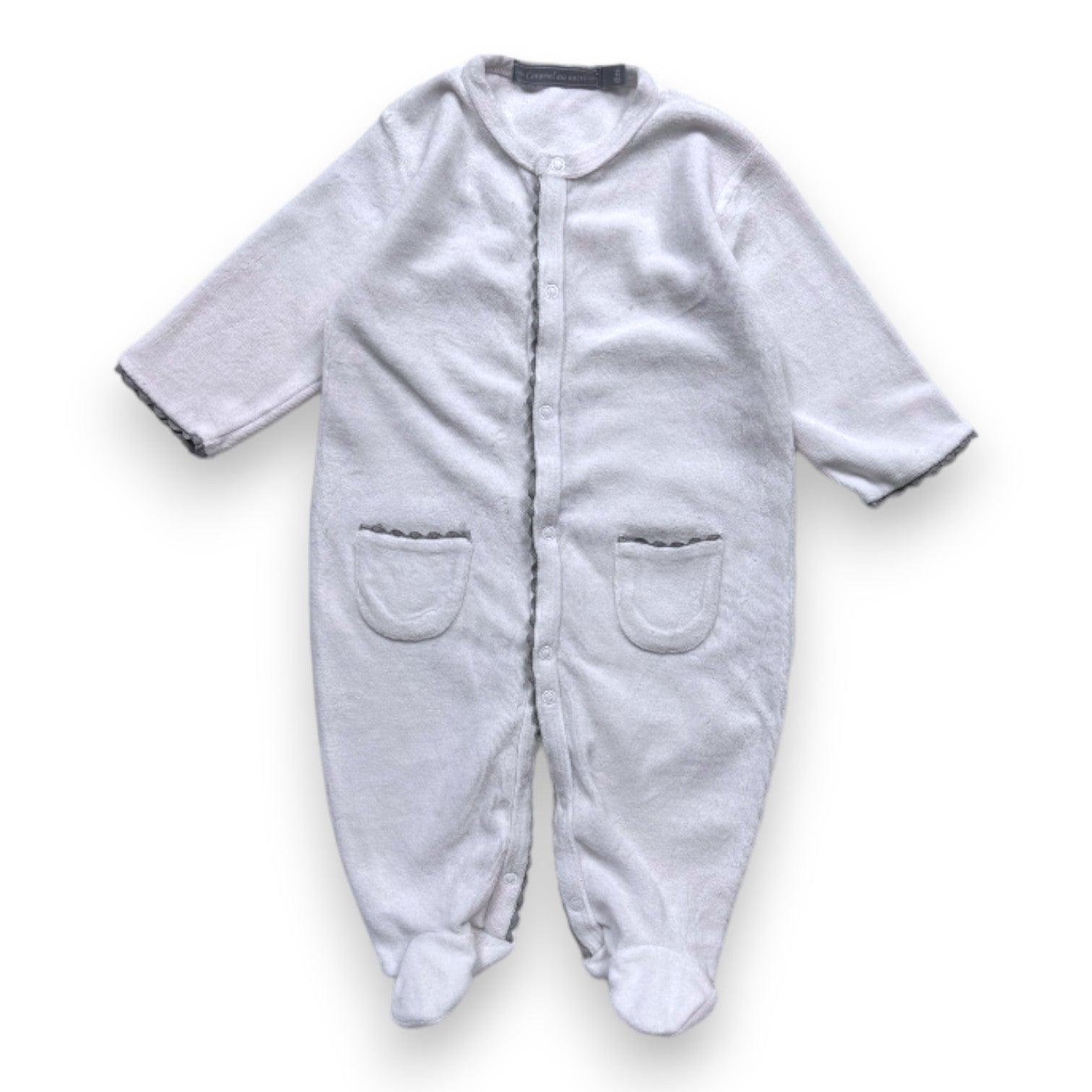 CARAMEL AU SUCRE - Pyjama blanc - 6 mois