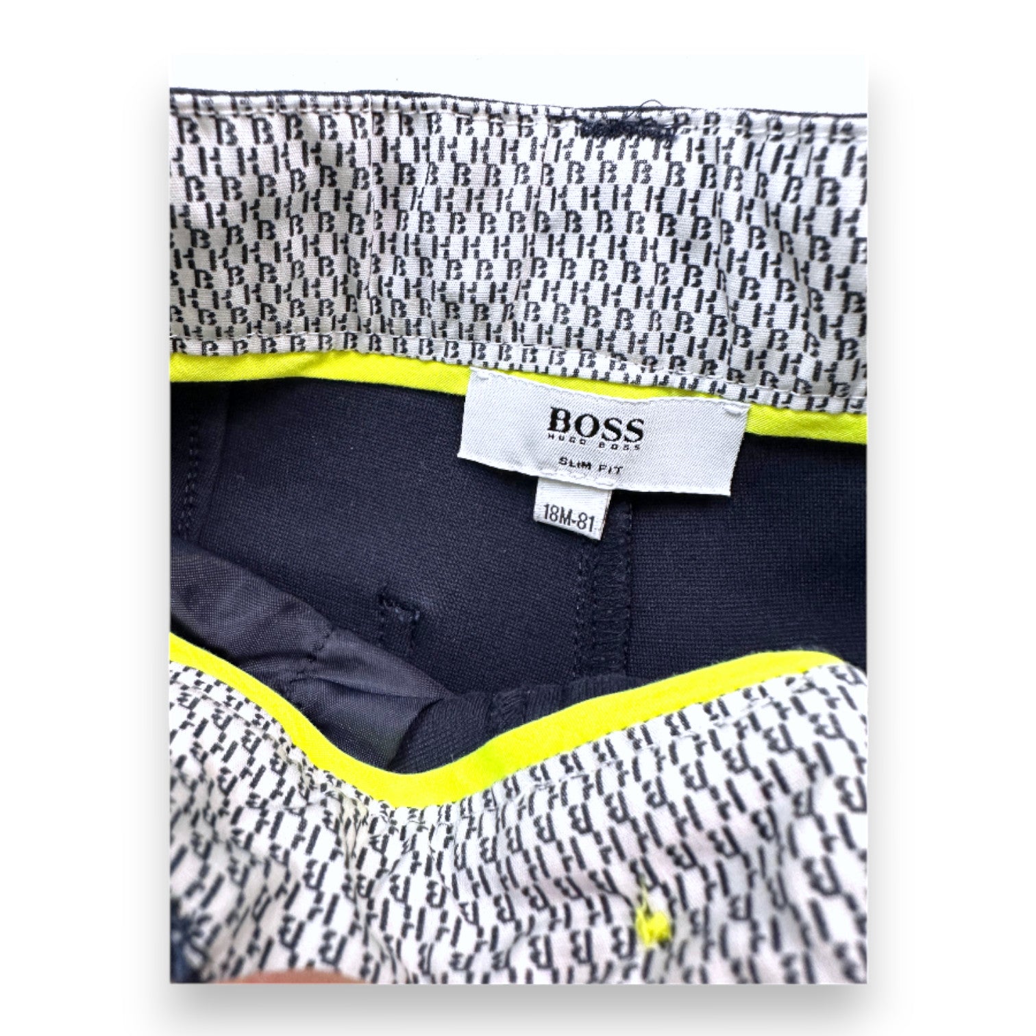 HUGO BOSS - Navy blue trousers - 18 months