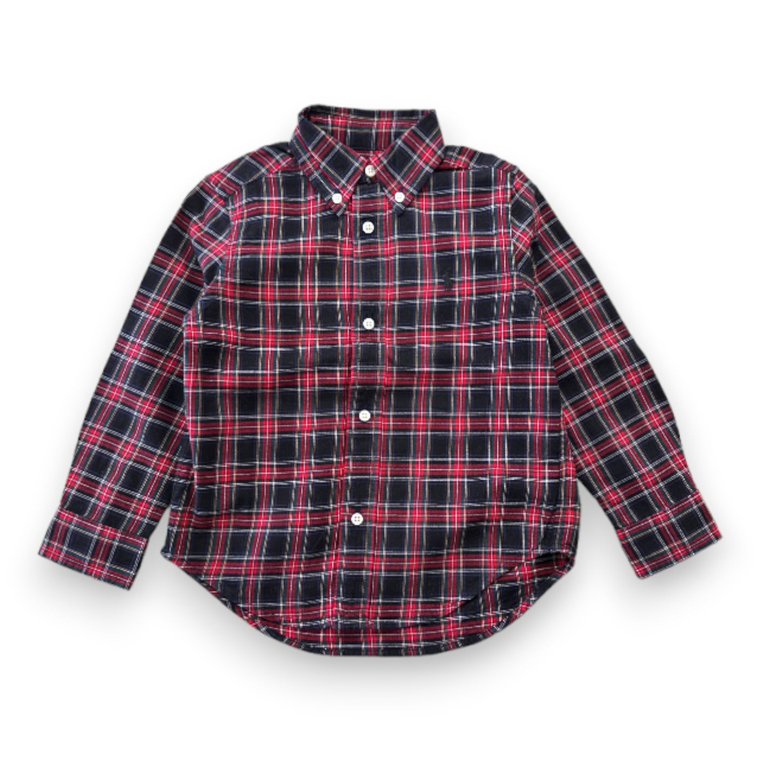 RALPH LAUREN - Long-sleeved checked shirt - 3 years