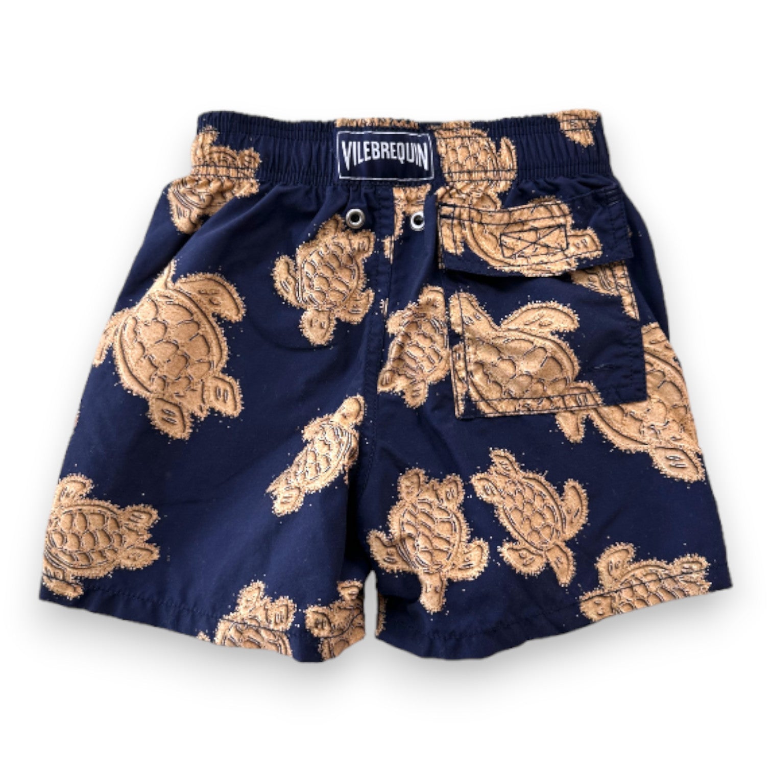 VILEBREQUIN - Blaue Badeshorts mit Schildkröten - 4 Jahre