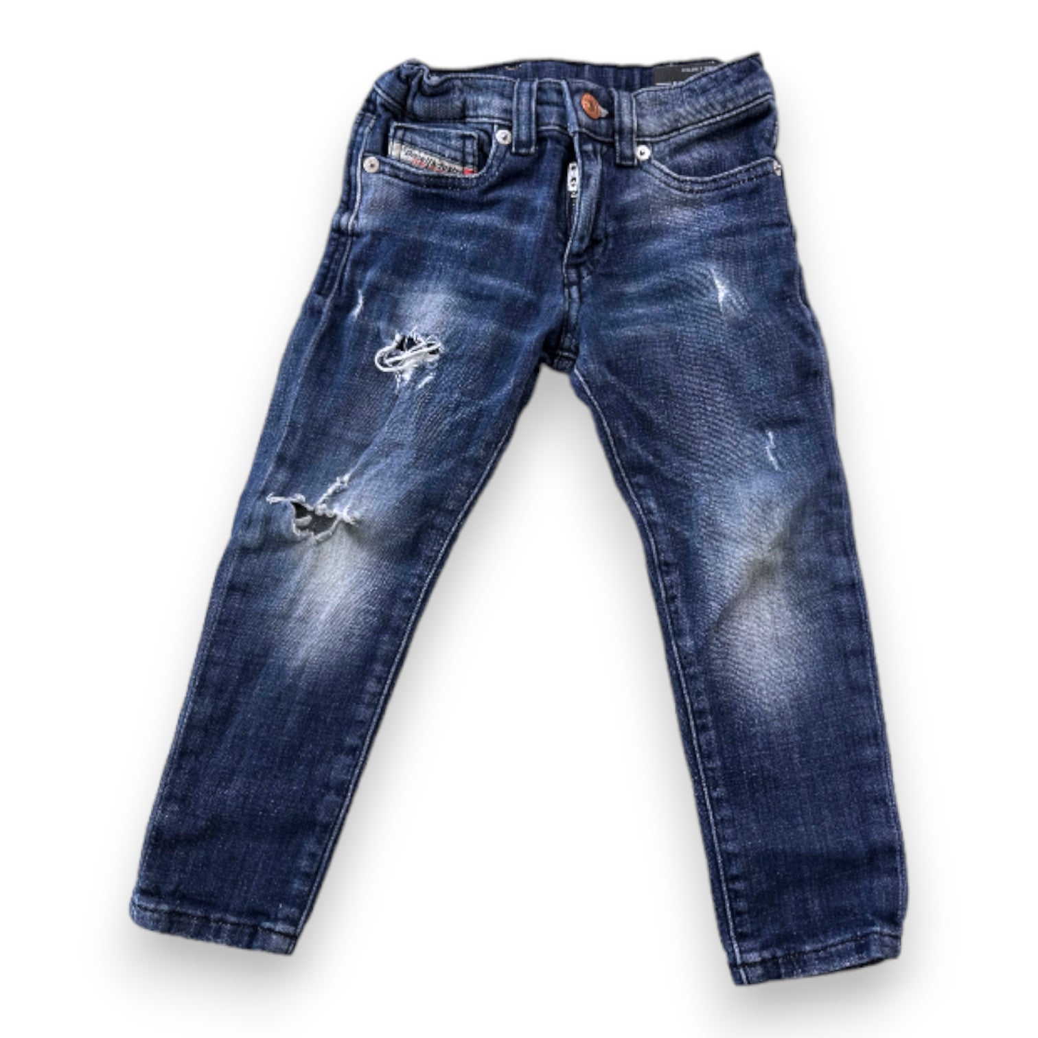 DIESEL - Blue Jeans mit Löchern - 4 Jahre
