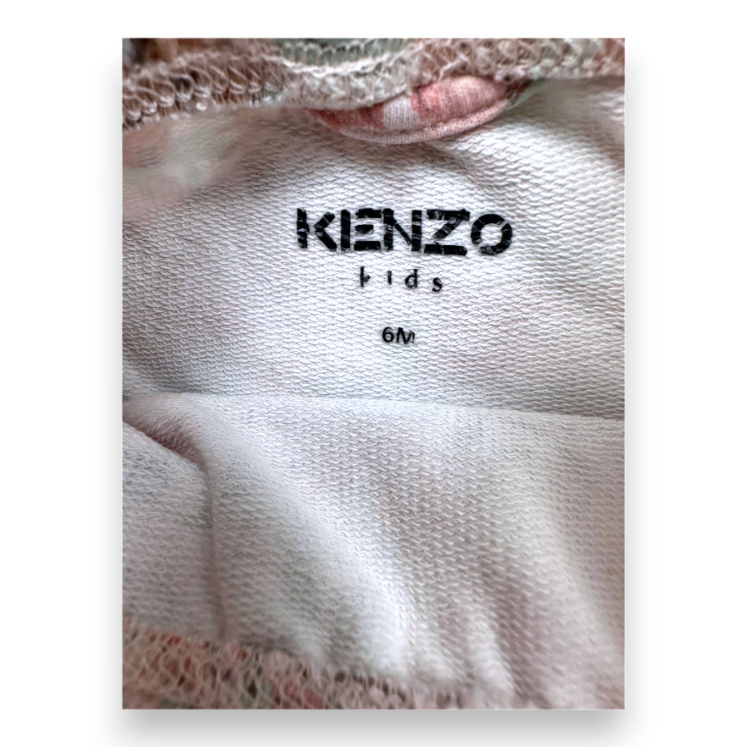 KENZO - Pink leggings with animal prints - 6 months