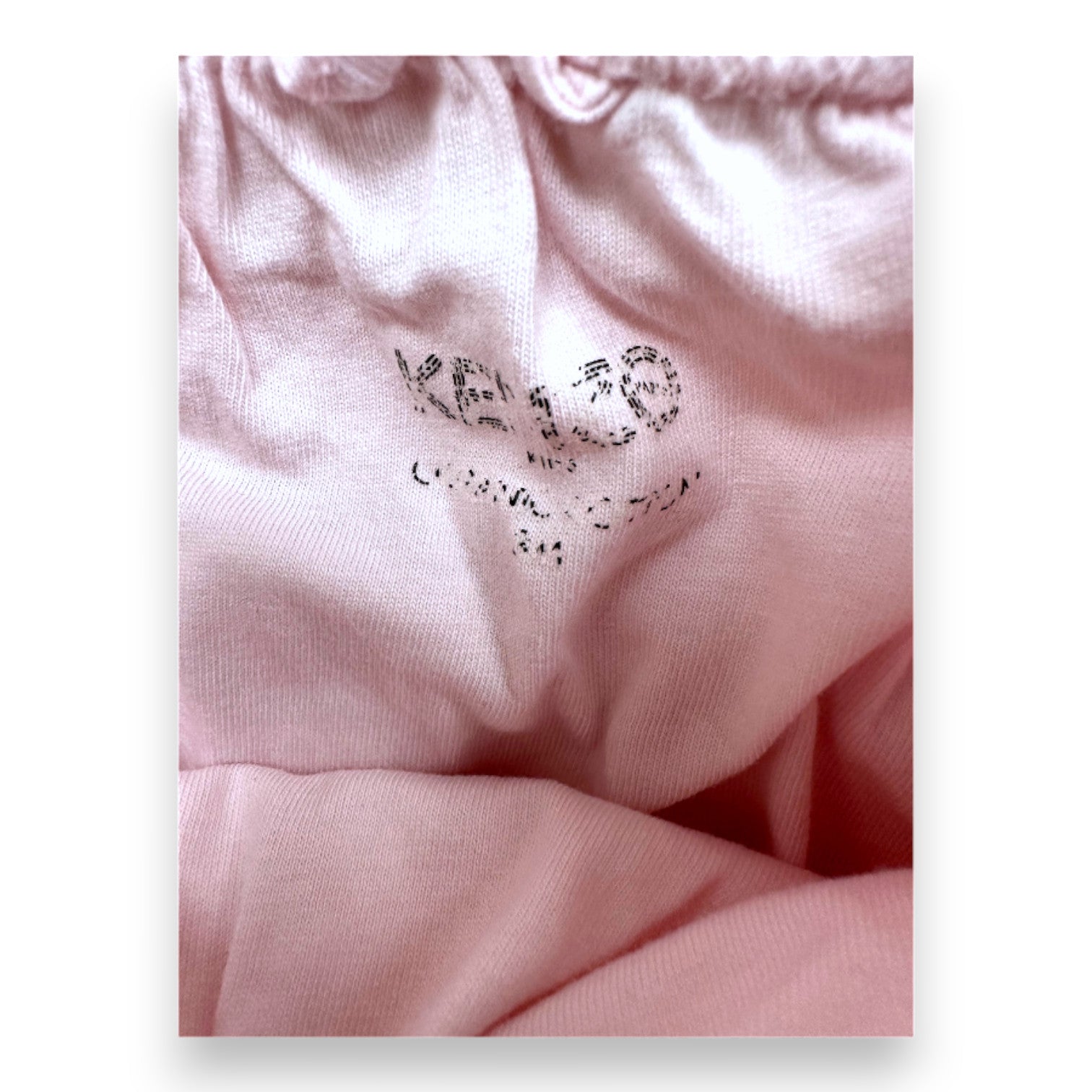 KENZO - Rosa Jogginghose mit Prints - 3 Monate