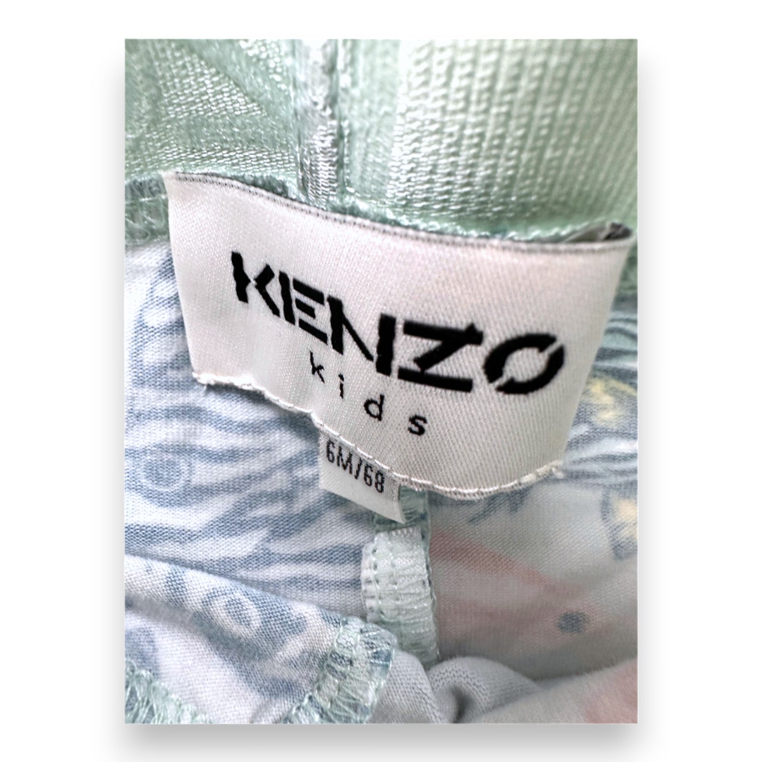 KENZO - Blue leggings with fish print - 6 months