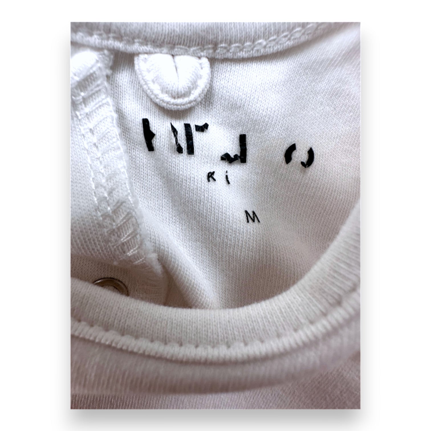 KENZO - Weißer Pyjama mit rosa Elefanten-Print - 3 Monate