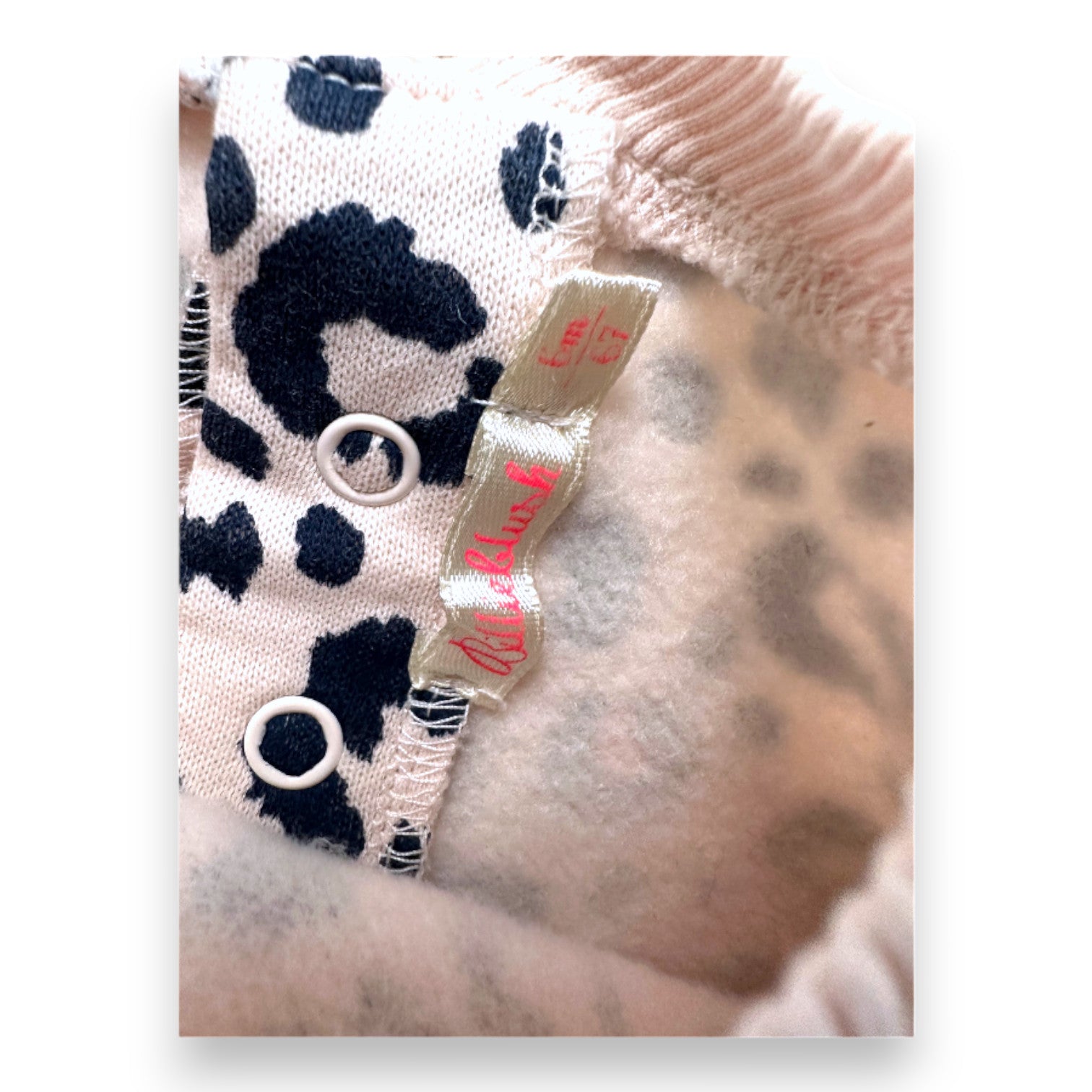 BILLIEBLUSH - Rosa Sweatshirt mit Leopardenmuster - 6 Monate