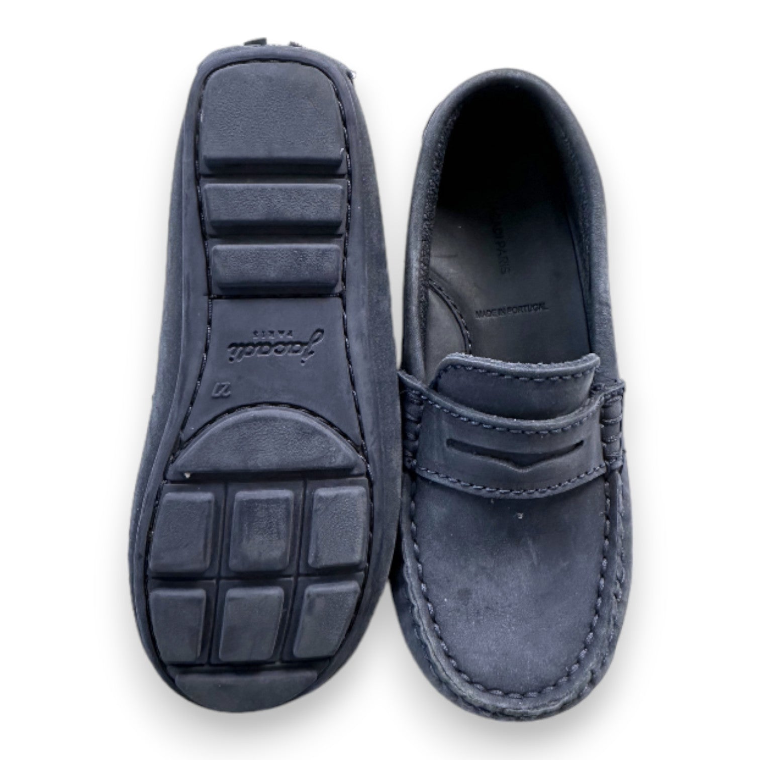 JACADI - marineblaue Slipper - 27