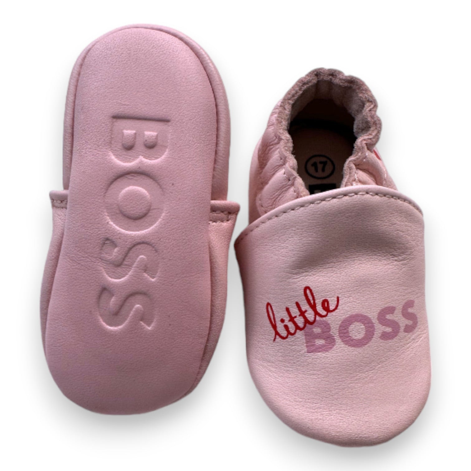 HUGO BOSS - Rosa "Little Boss" Hausschuhe - 17