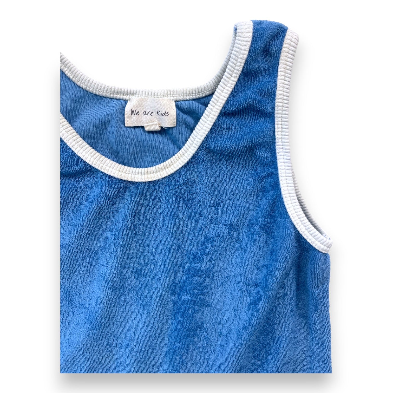 WE ARE KIDS - Blaues Frottee-Tanktop - 4/5 Jahre