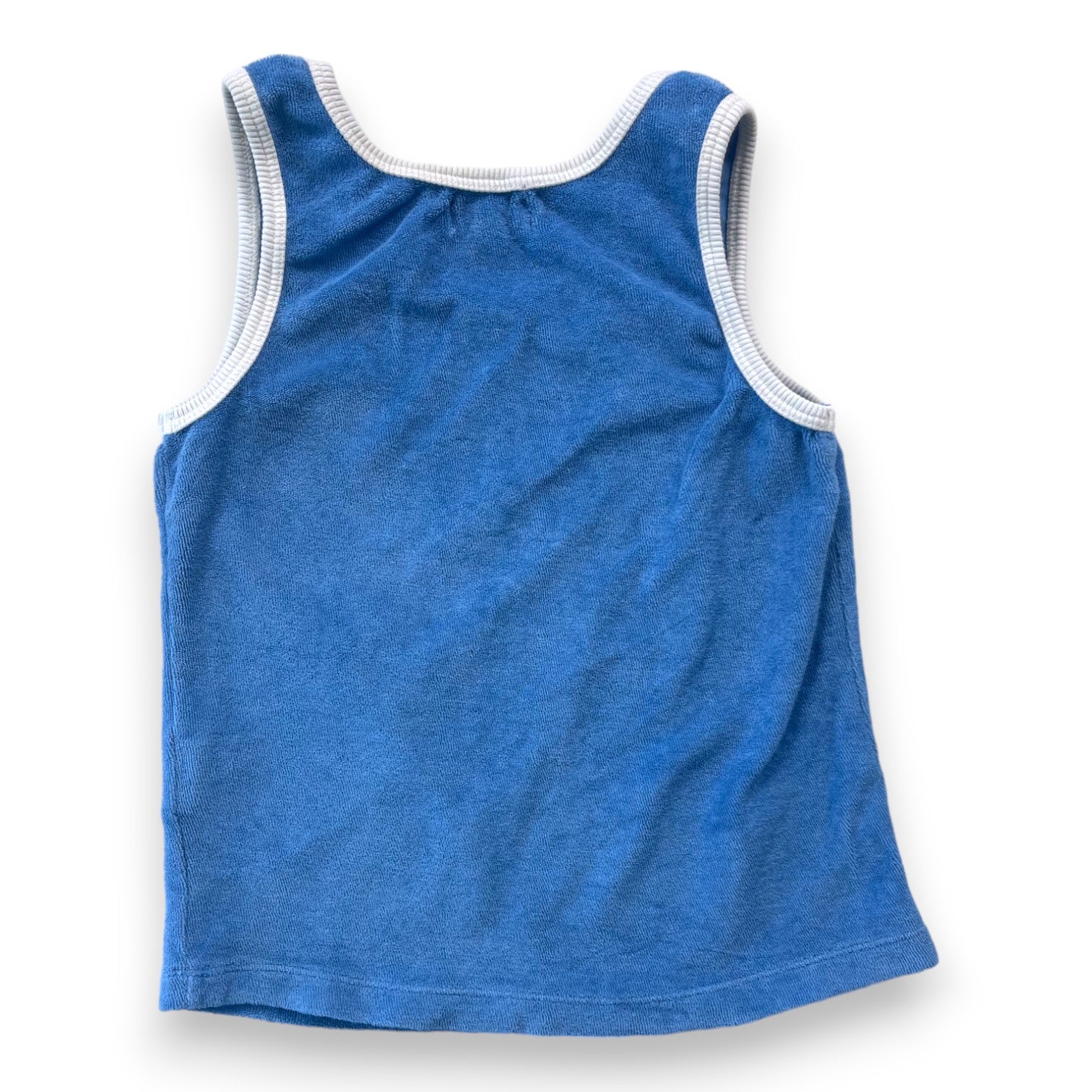 WE ARE KIDS - Blue terry tank top - 4/5 years