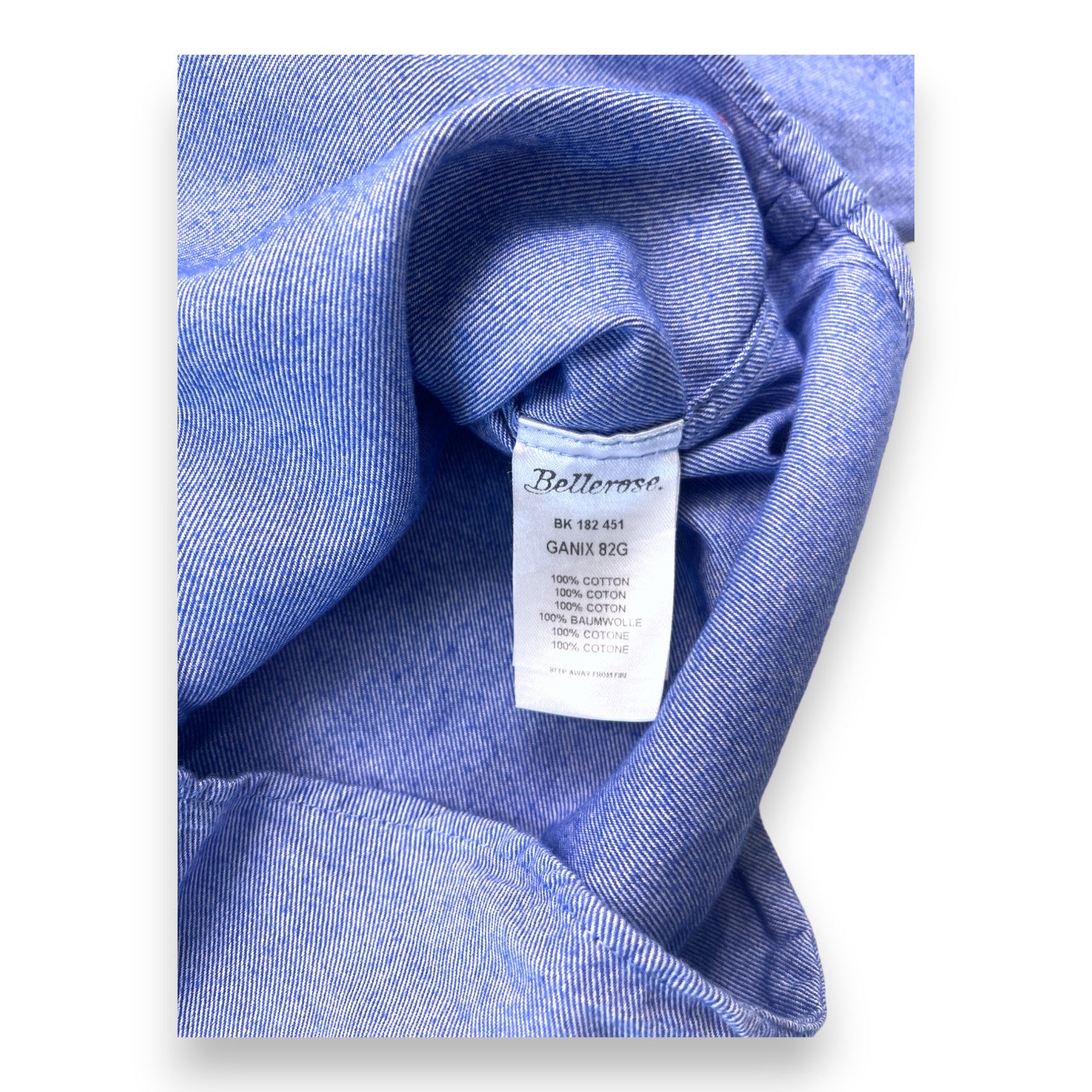 BELLEROSE - Blue button-down shirt - 4 years