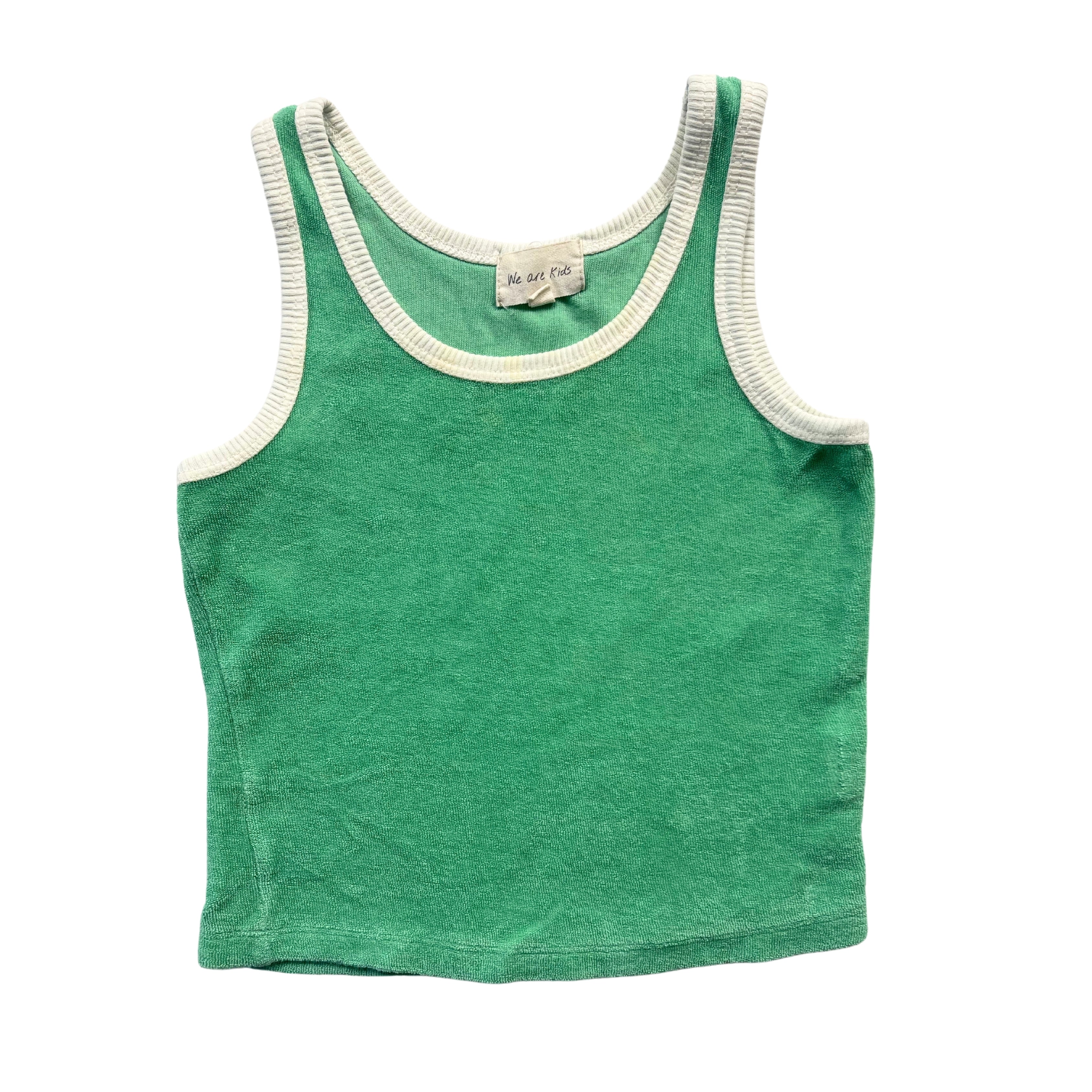 WE ARE KIDS - Grünes Frottee-Tanktop - 2/3 Jahre
