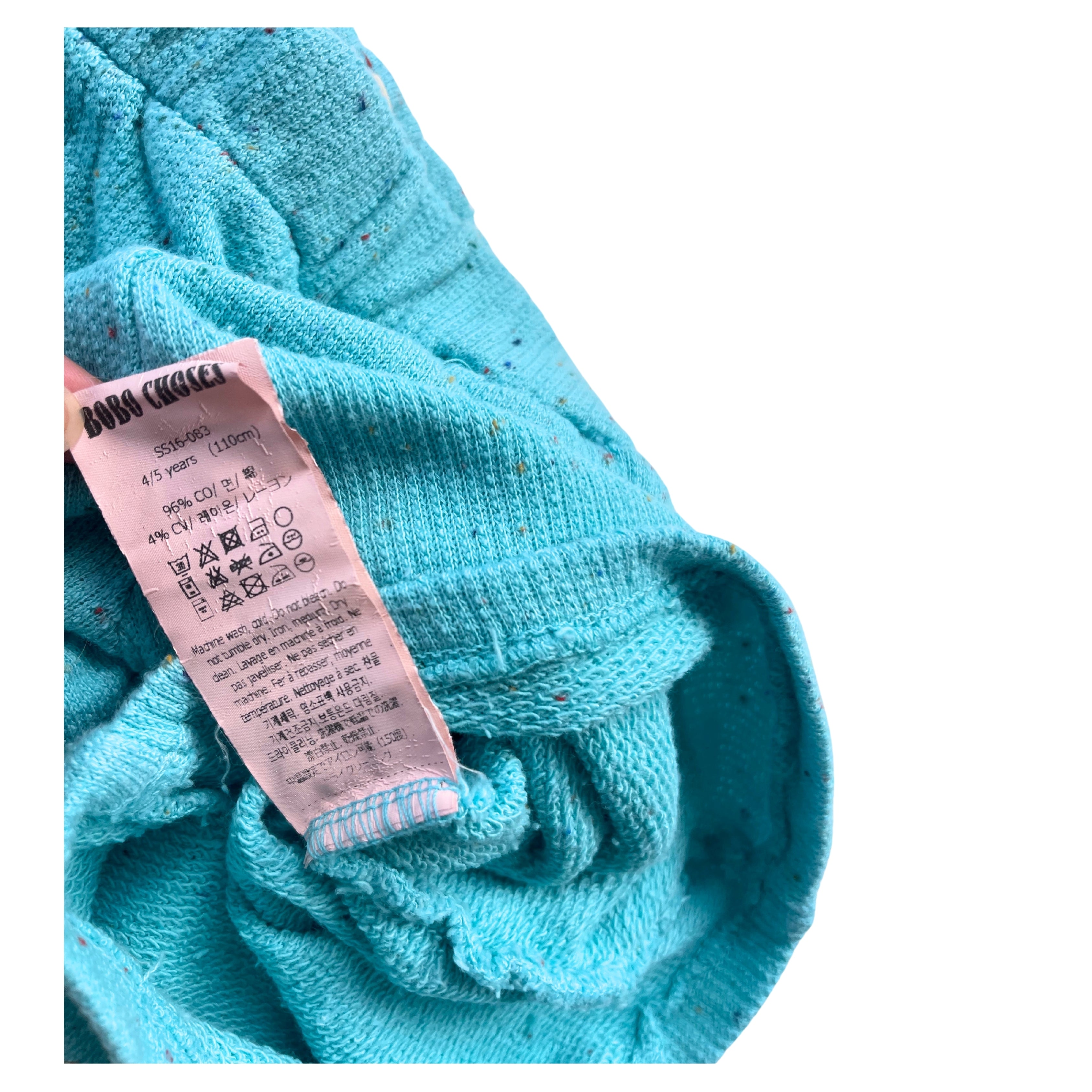 BOBO CHOSES - Türkisblaue Shorts - 4/5 Jahre