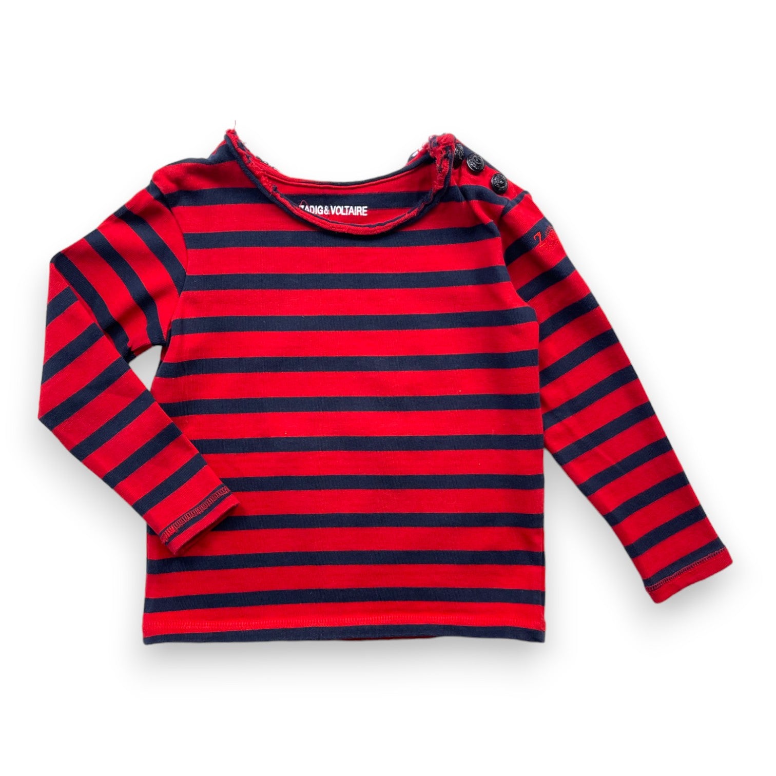 ZADIG &amp; VOLTAIRE - Rotes Matrosenoberteil - 4 Jahre