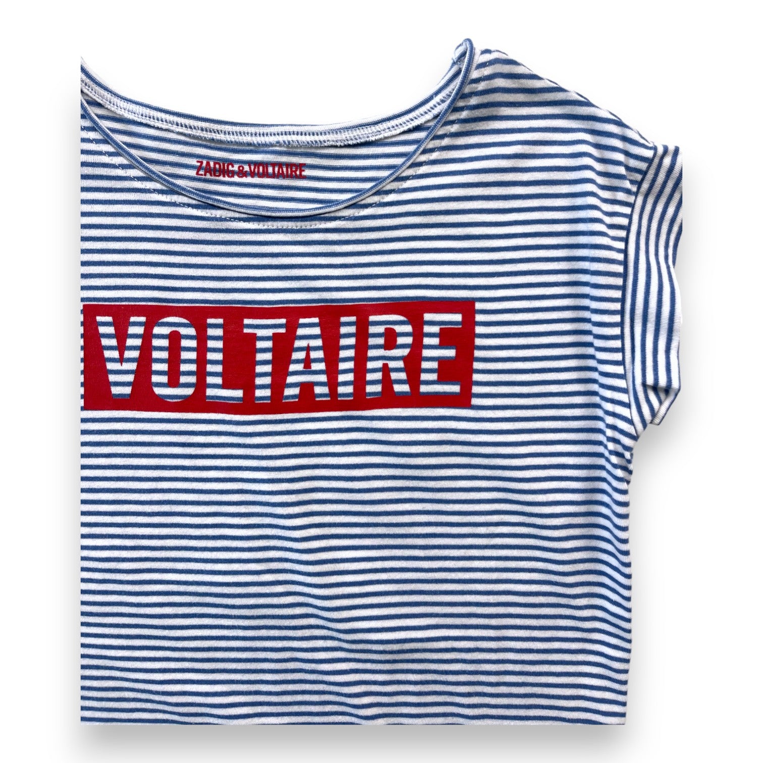 ZADIG &amp; VOLTAIRE - Gestreiftes T-Shirt "Voltaire" - 6 Jahre