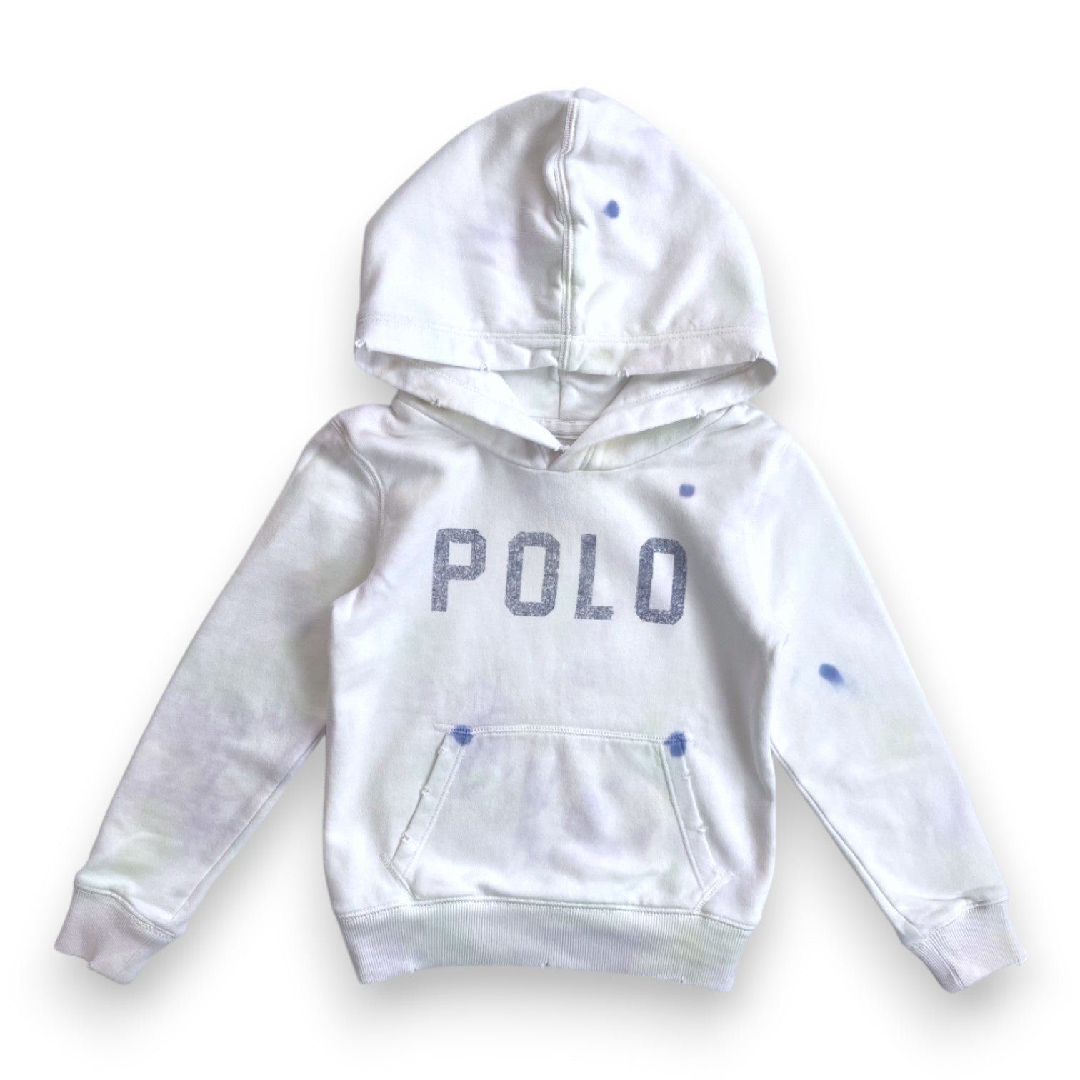 RALPH LAUREN - White "Polo" sweatshirt details - 6 years