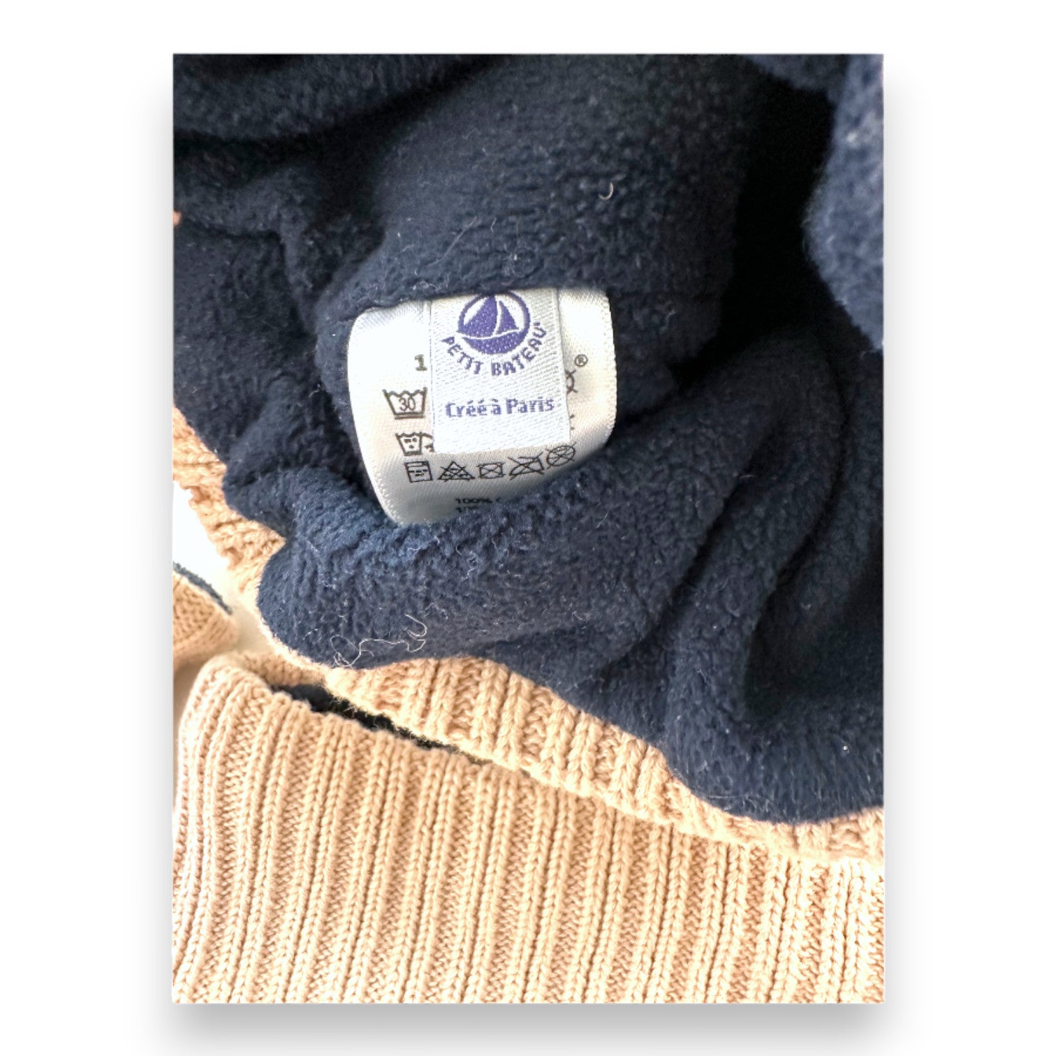 PETIT BATEAU - Rosa Set aus Mütze, Halswärmer und Handschuhen - 12 Monate