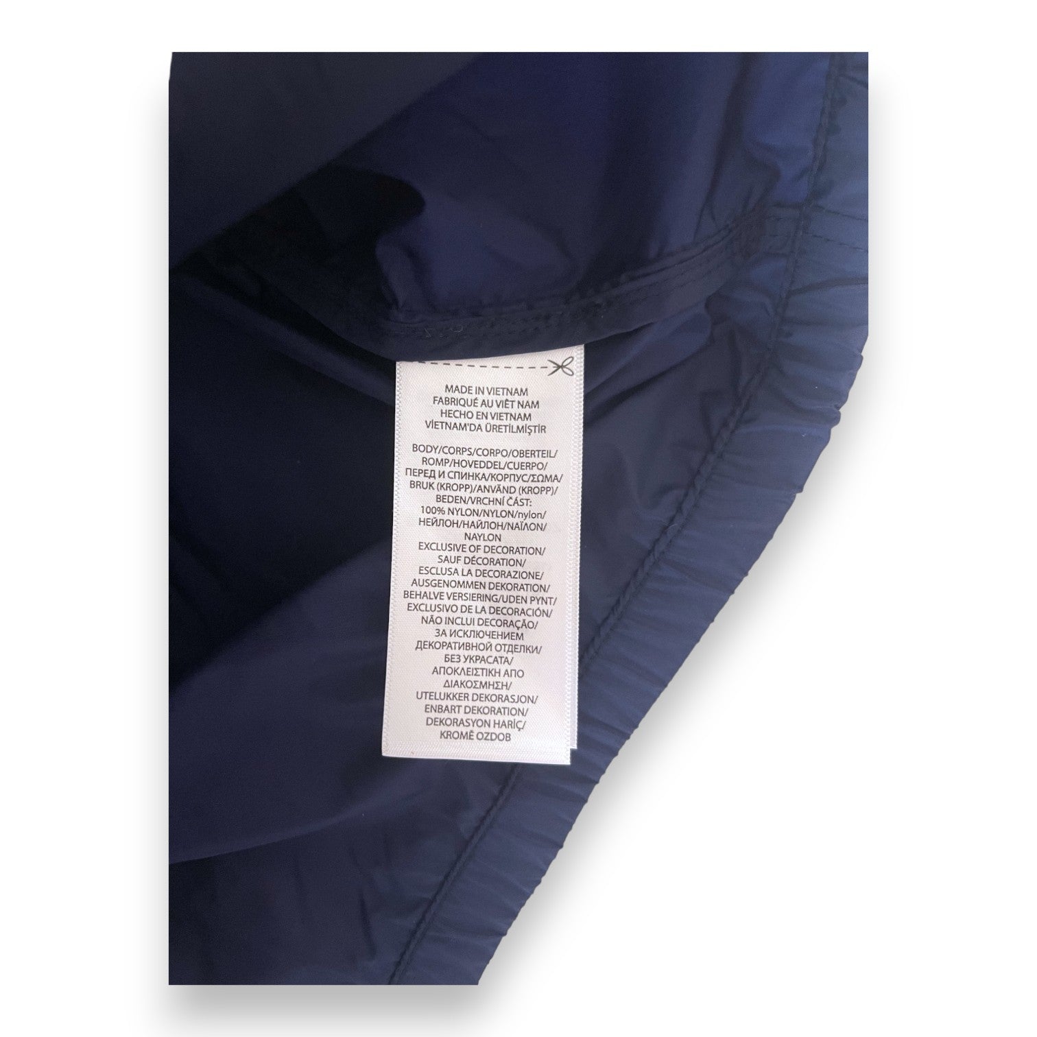 RALPH LAUREN - Navy blue windbreaker jacket - 6 years