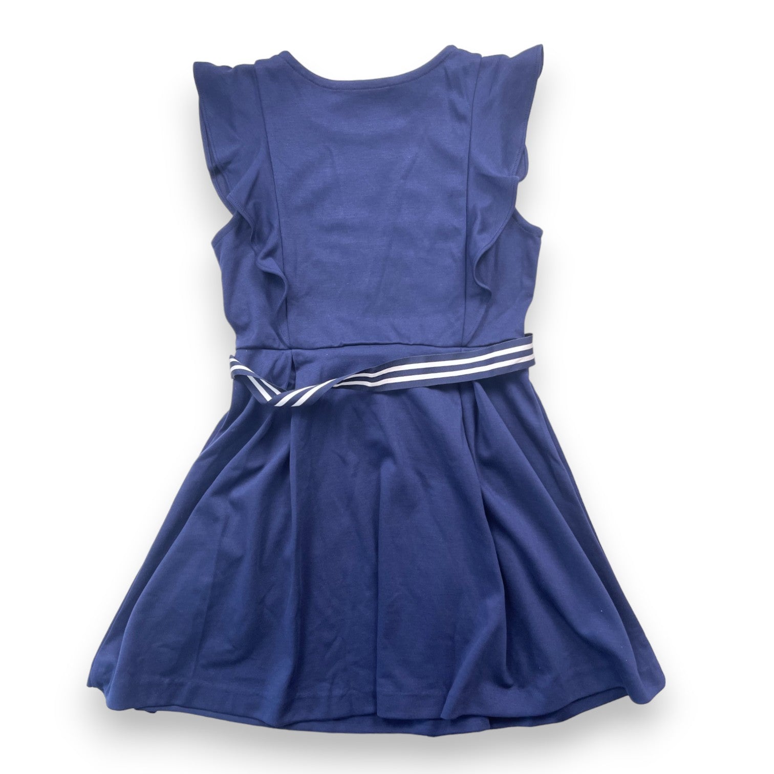RALPH LAUREN - Navy blue belted dress (new) - 8/10 years