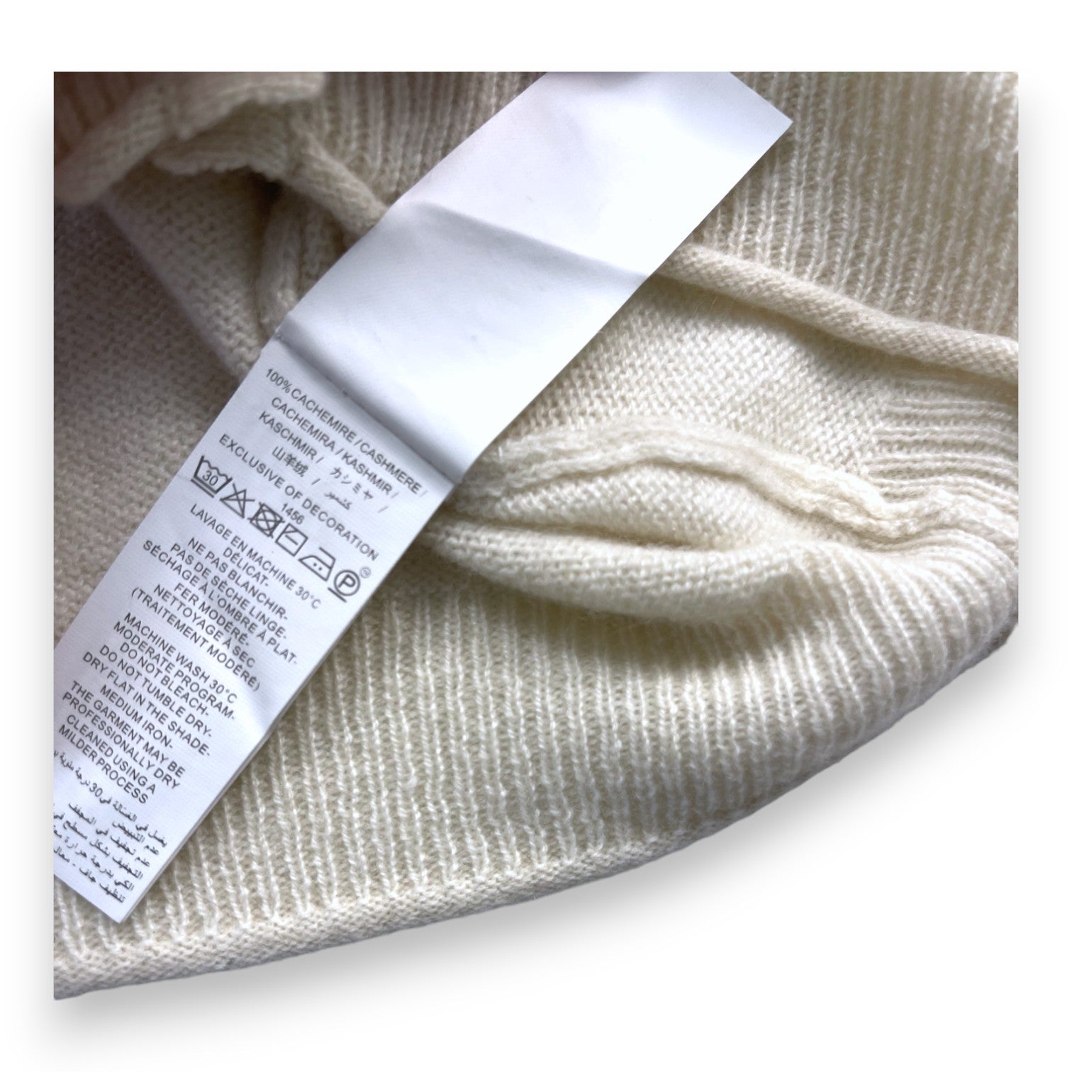 BONPOINT - Cream cashmere cardigan - 6 years