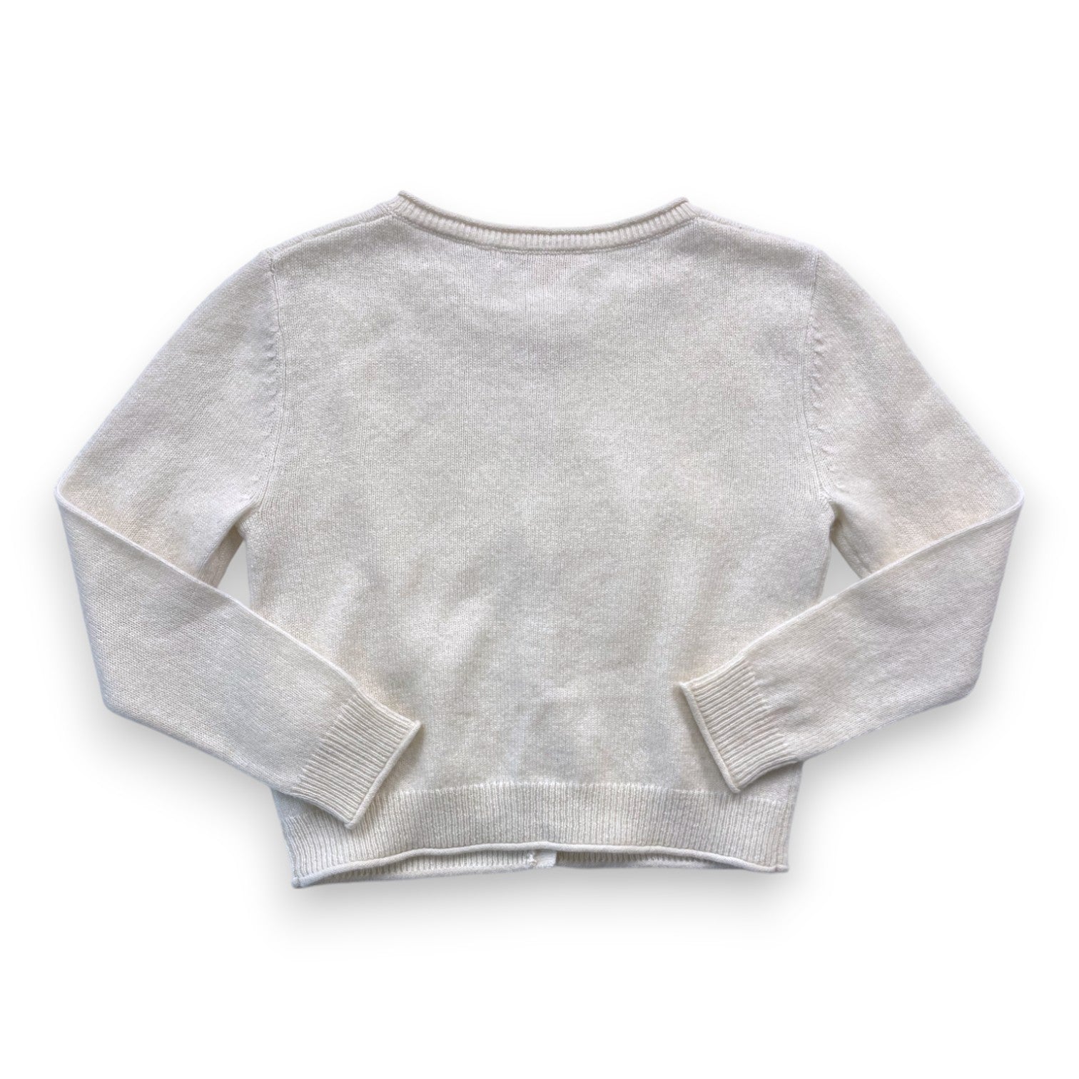 BONPOINT - Cream cashmere cardigan - 6 years