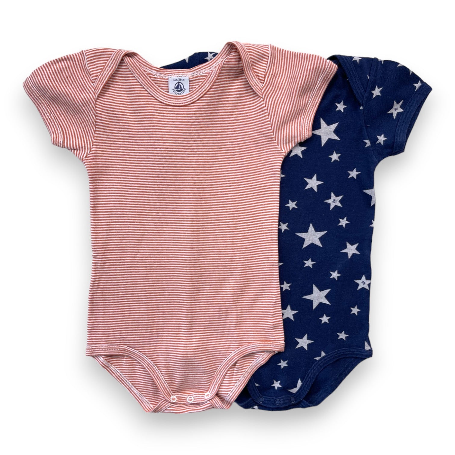 PETIT BOAT - Set of 2 colorful bodysuits - 2 years