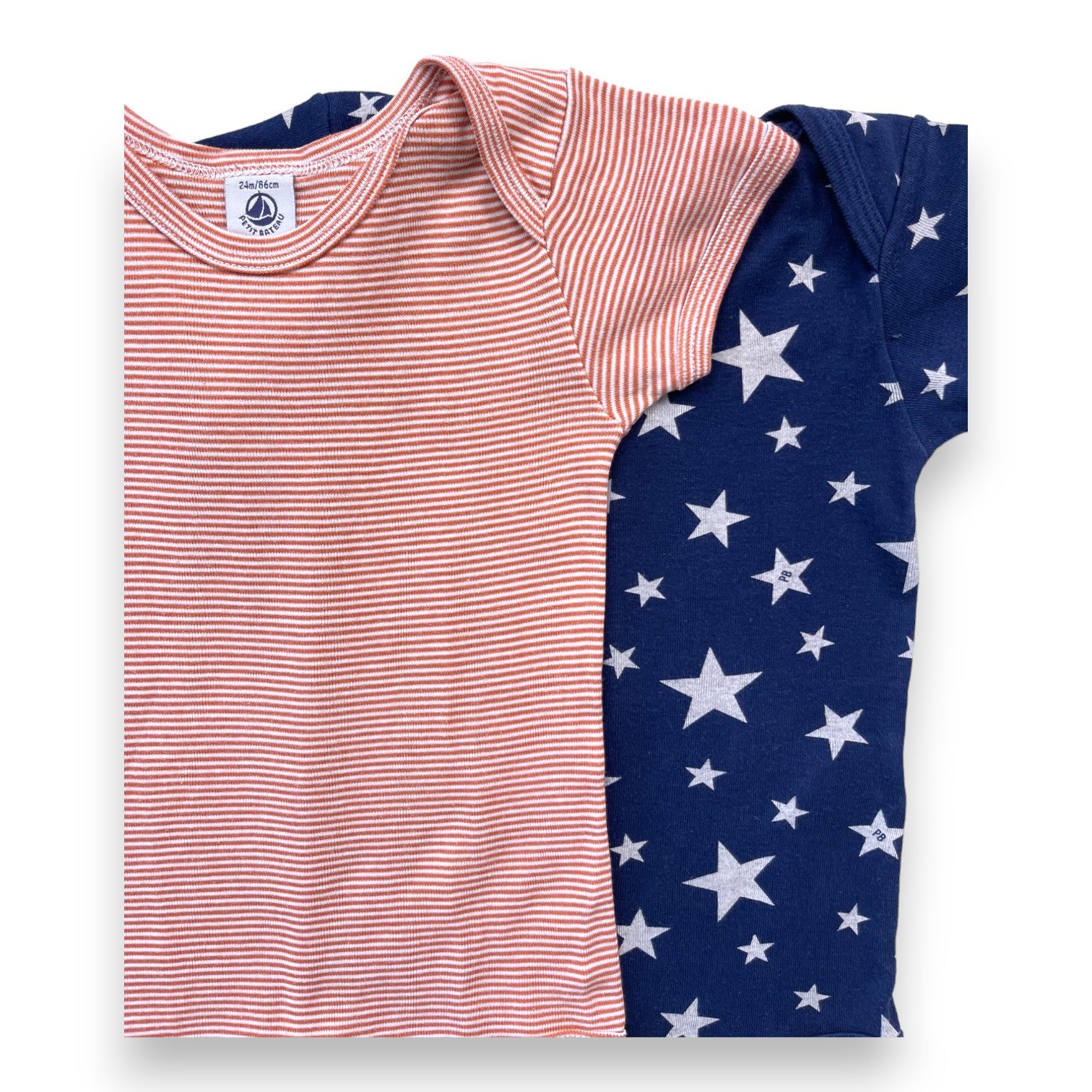 PETIT BOAT - Set of 2 colorful bodysuits - 2 years