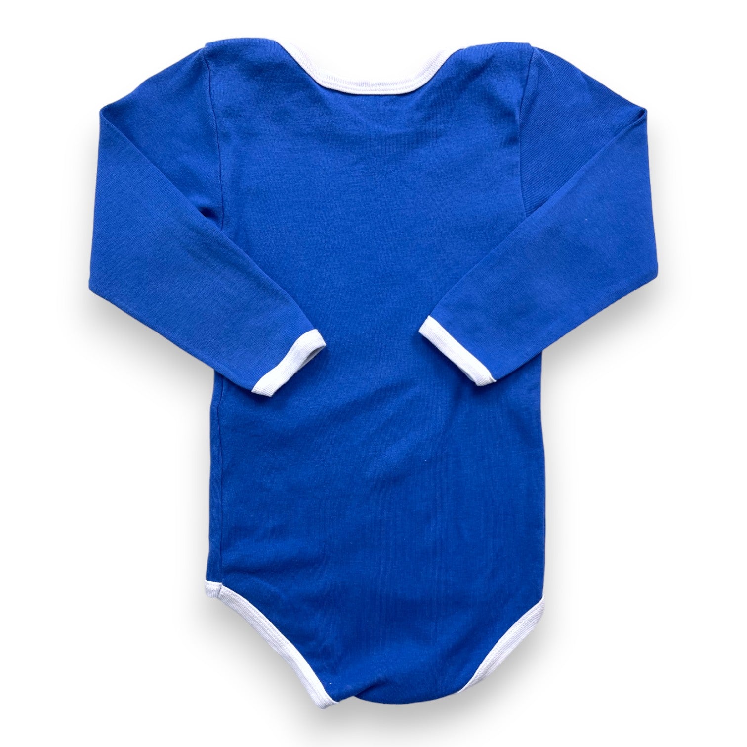 PETIT BATEAU - Body bleu - 2 ans