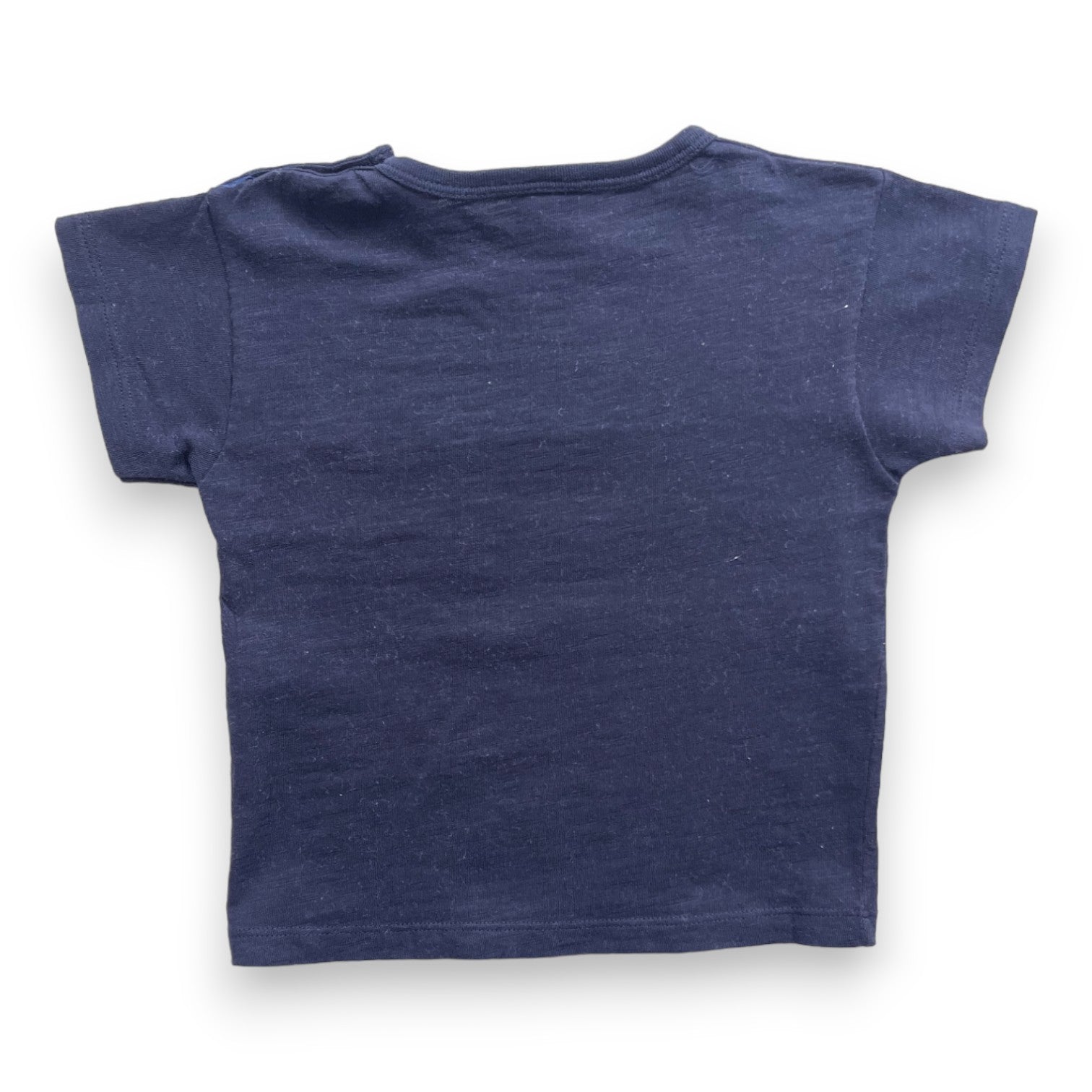PETIT BATEAU - Mitternachtsblaues T-Shirt - 2 Jahre