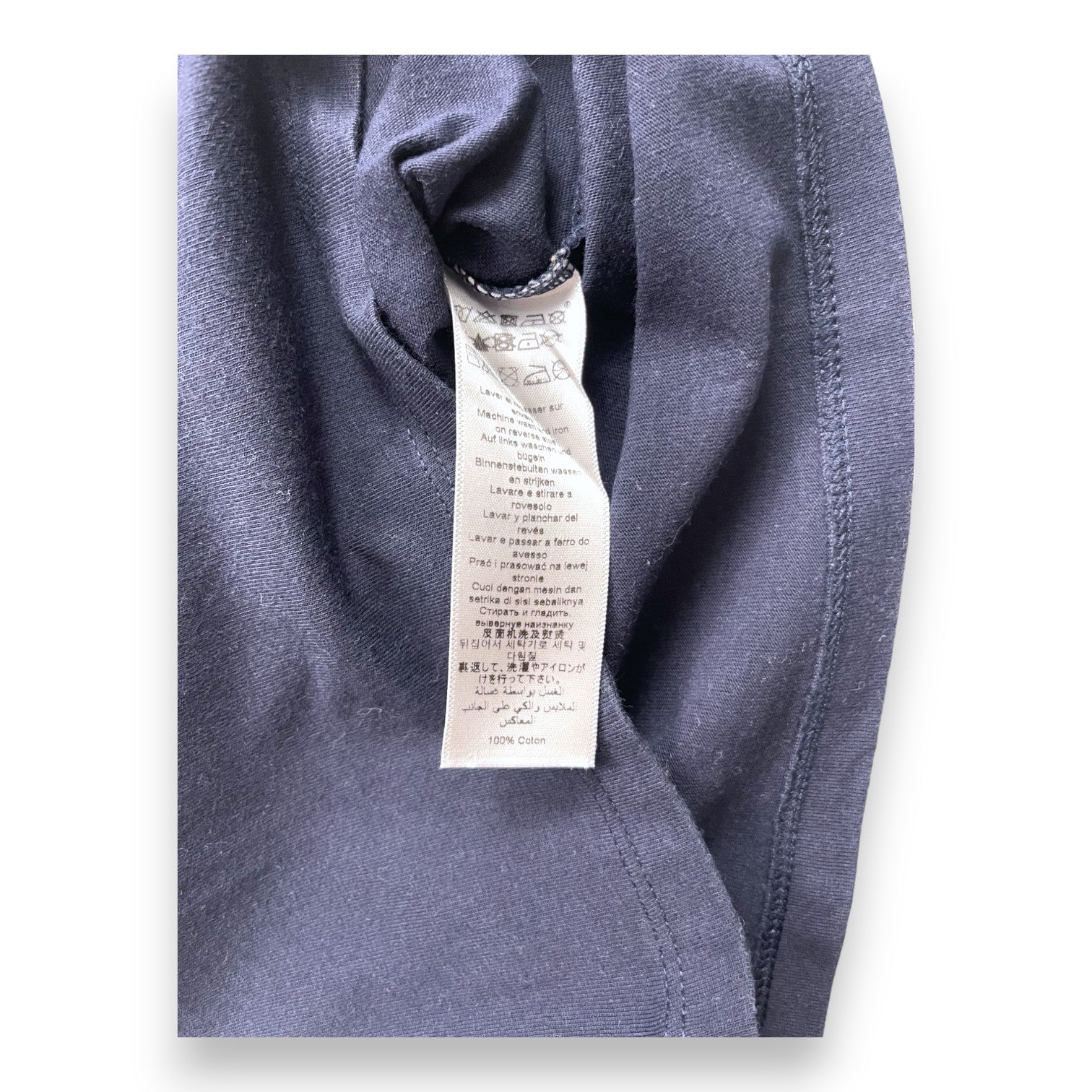 PETIT BOAT - Marineblaues Ozeandampfer-T-Shirt - 2 Jahre