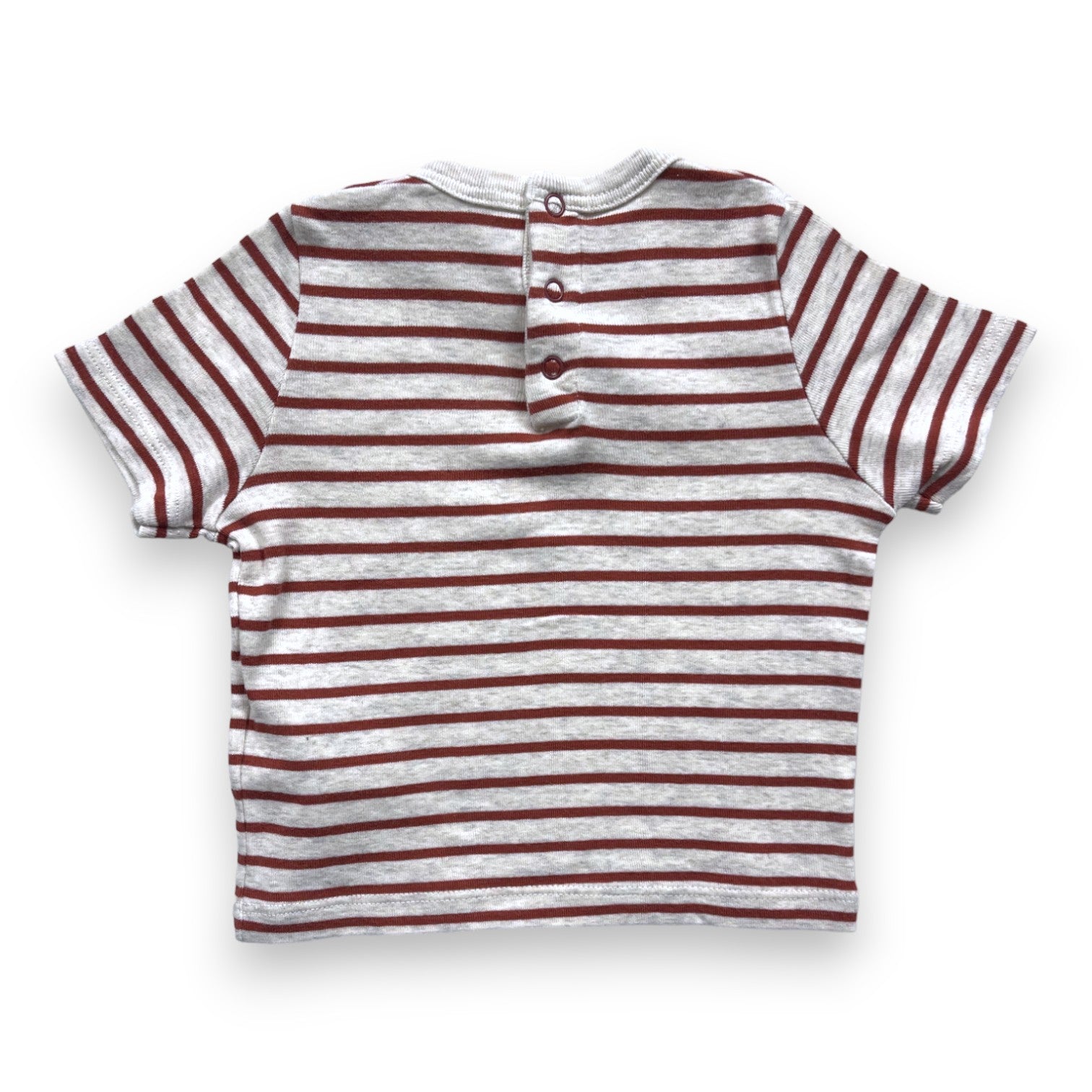 PETIT BATEAU - Gestreiftes T-Shirt - 6 Monate