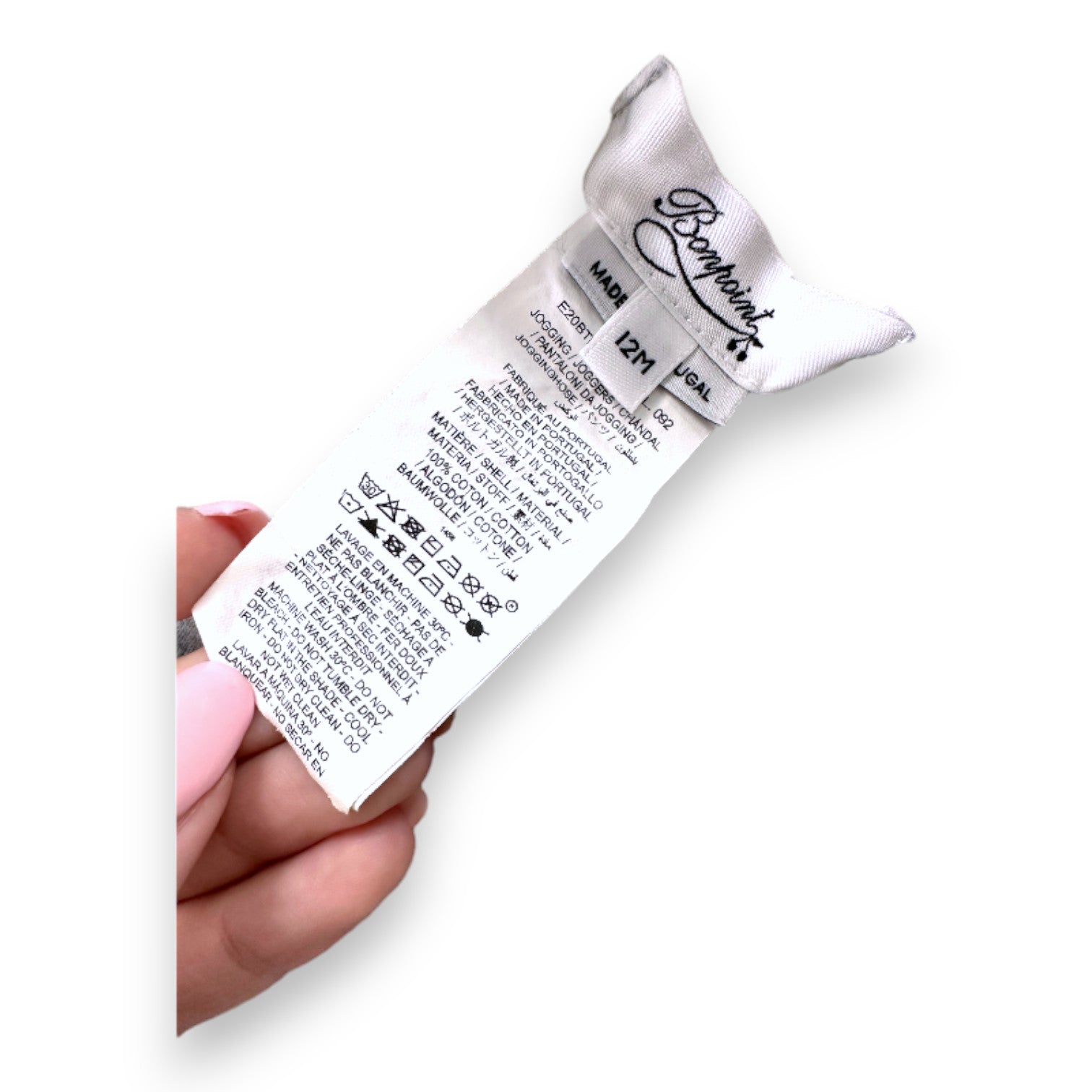 BONPOINT - Graue Jogginghose - 12 Monate