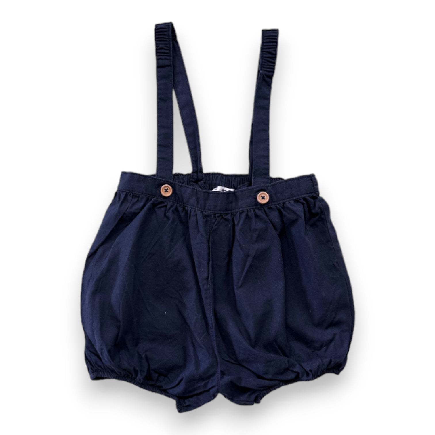 CYRILLUS - Marineblaue Latzhose - 12 Monate