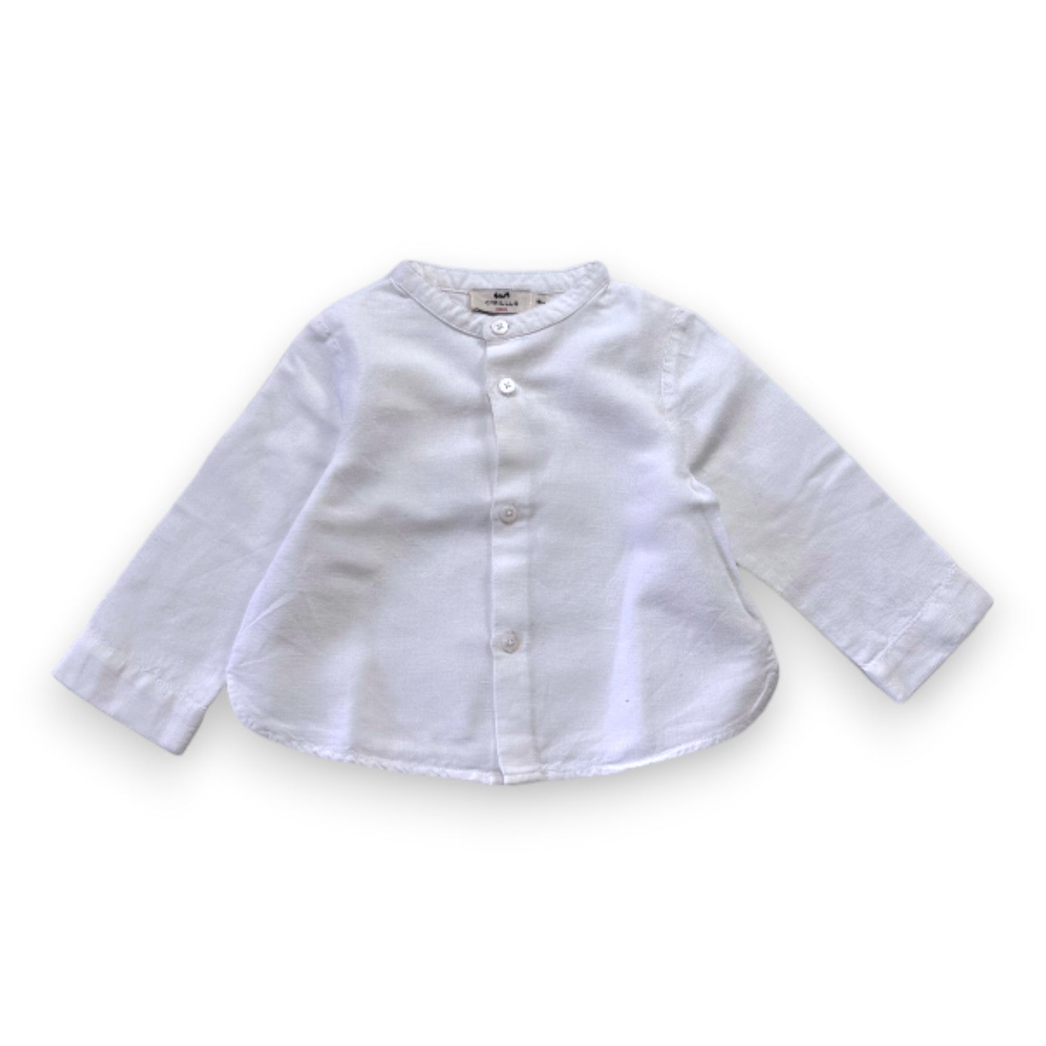 CYRILLUS - Weißes Langarmshirt - 18 Monate
