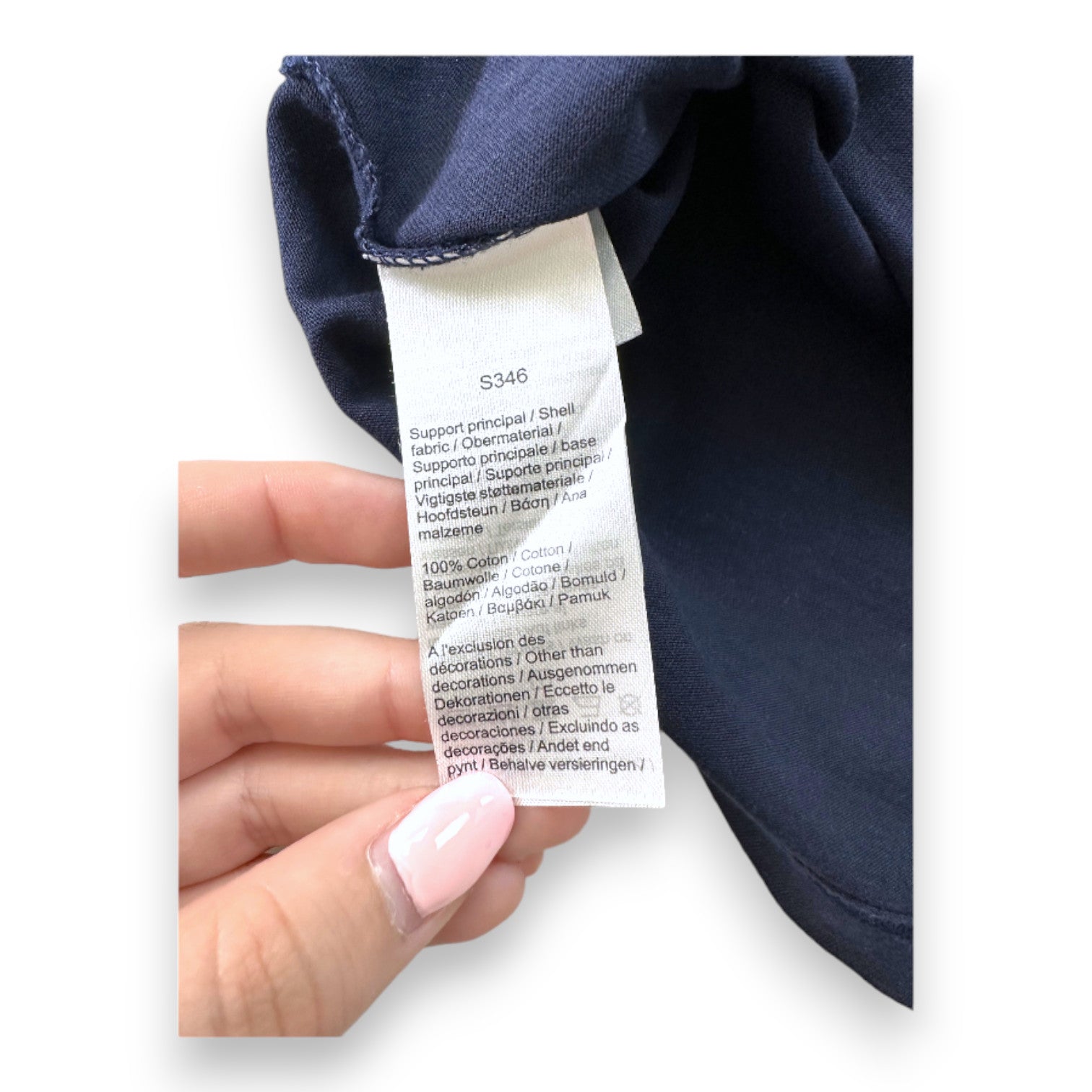 LACOSTE - Marineblaues Langarm-T-Shirt - 3 Jahre