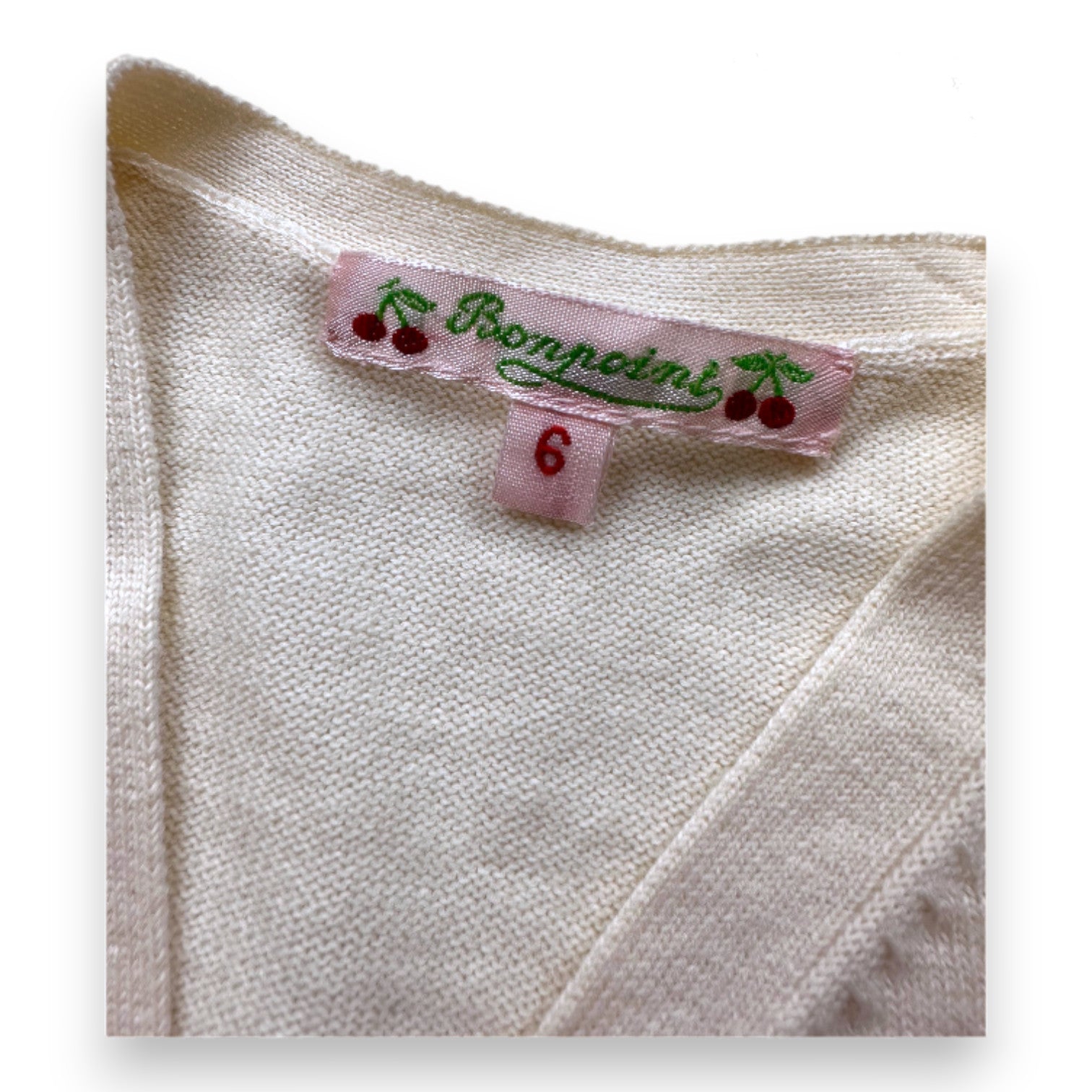 BONPOINT - Beige cardigan - 6 months