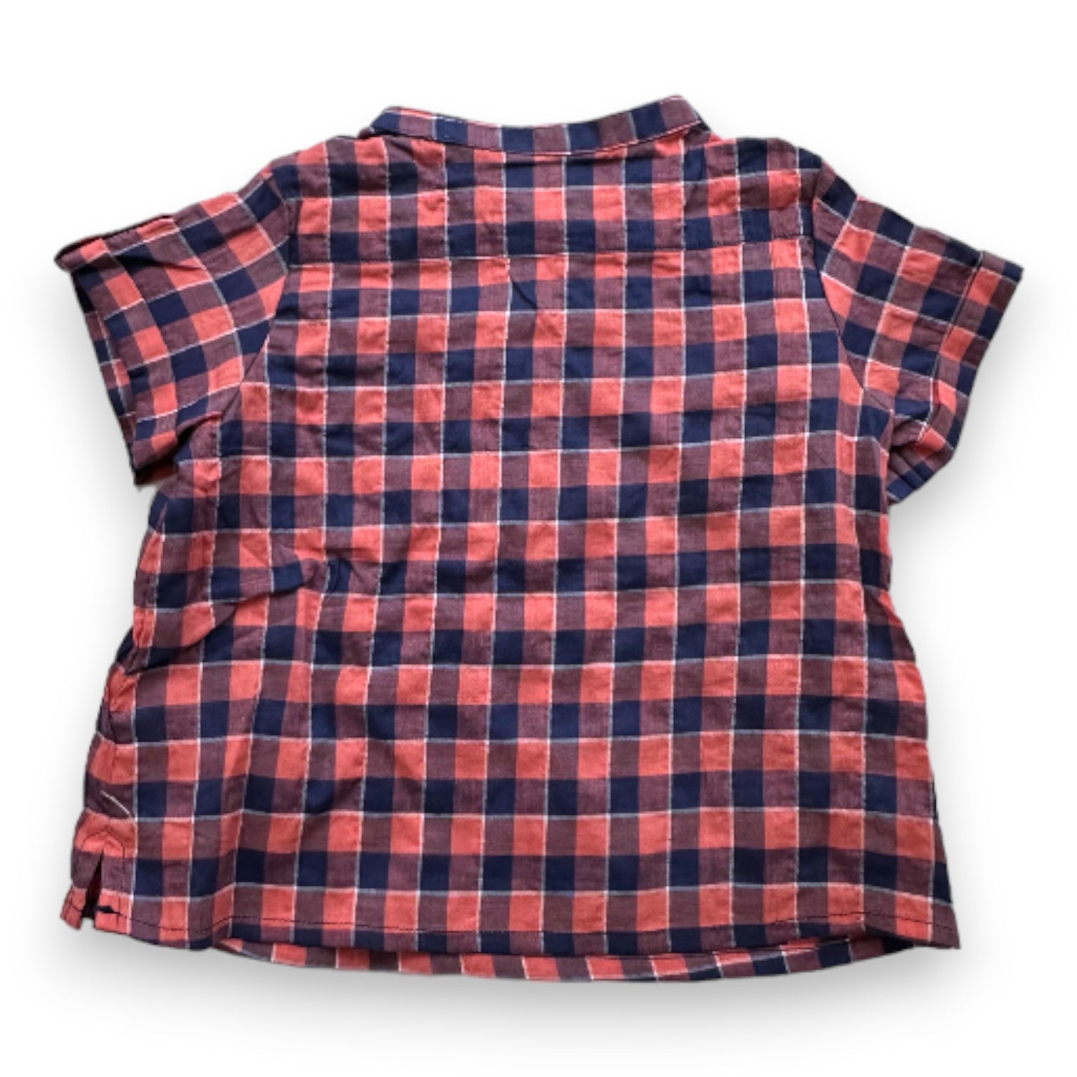 BONPOINT - Pink and blue checked shirt - 6 months