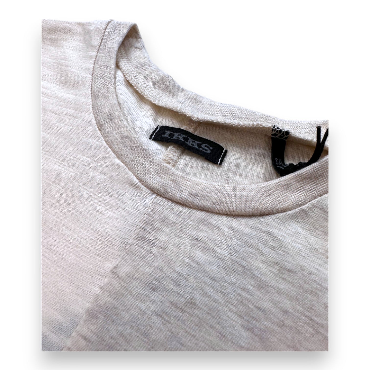 IKKS - Beige short-sleeved T-shirt with new prints - 6 years