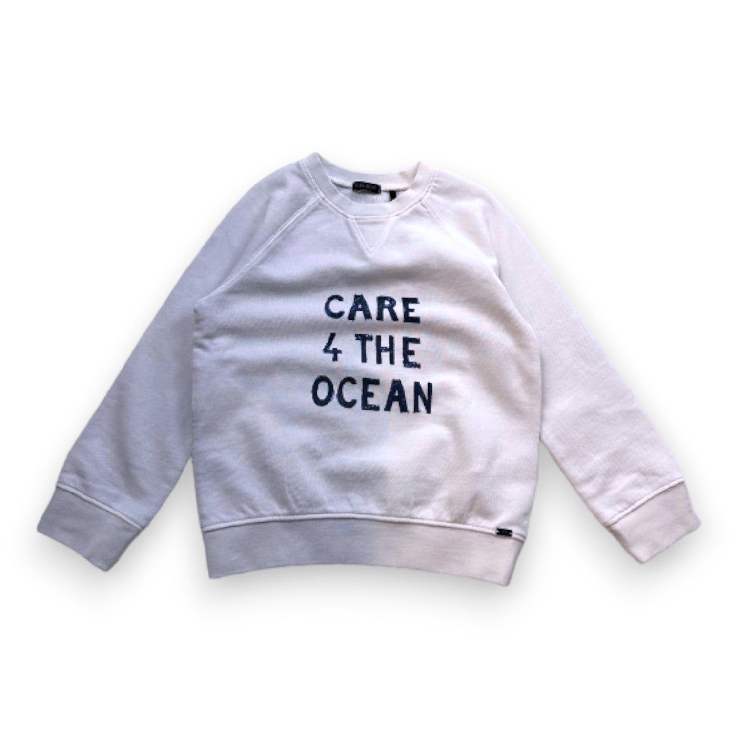 IKKS - Blue and white sweatshirt with new print - 4 years