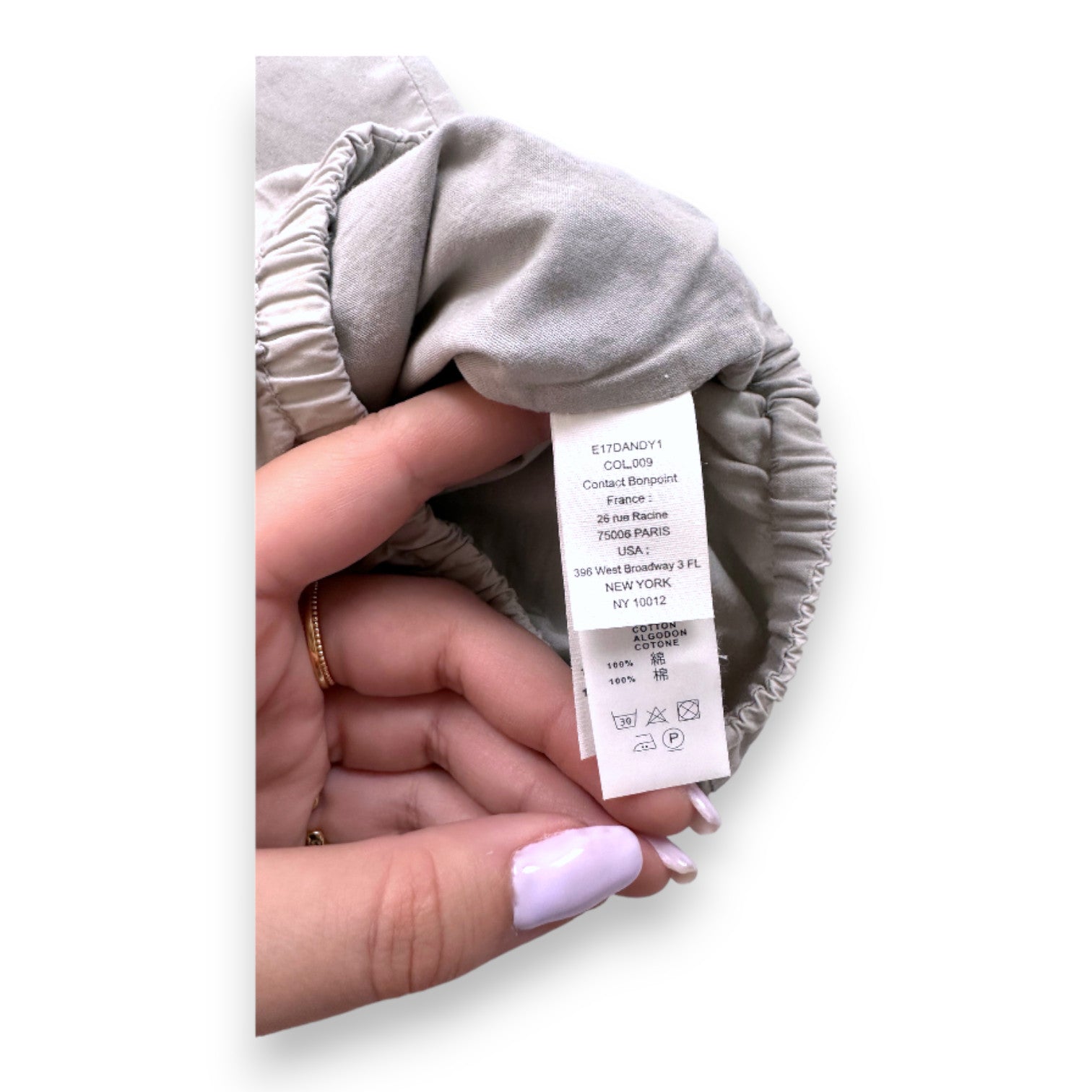 BONPOINT - Leichte graue Hose - 3 Monate